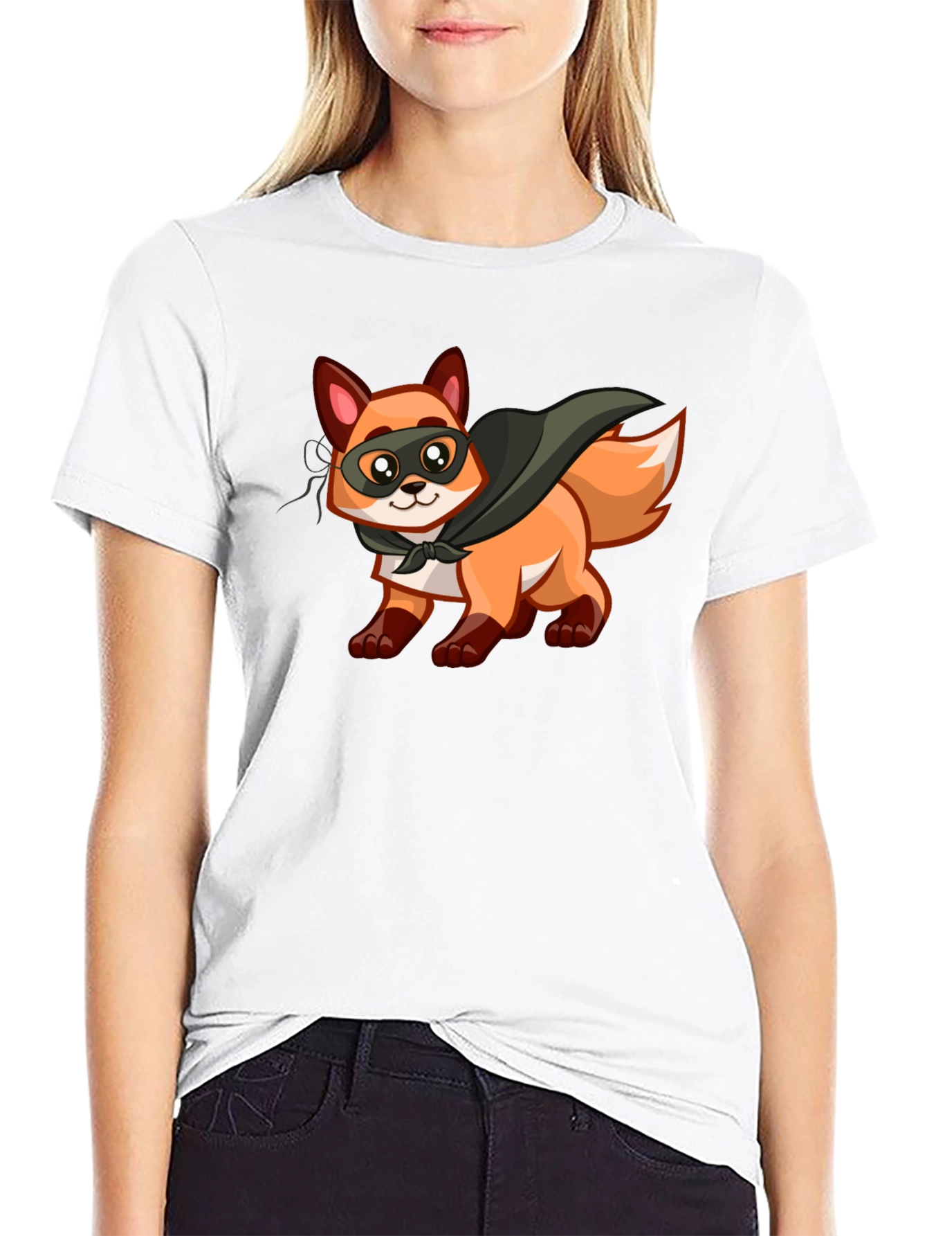 Hero Fox Graphic T-Shirt - Soft Cotton Tee