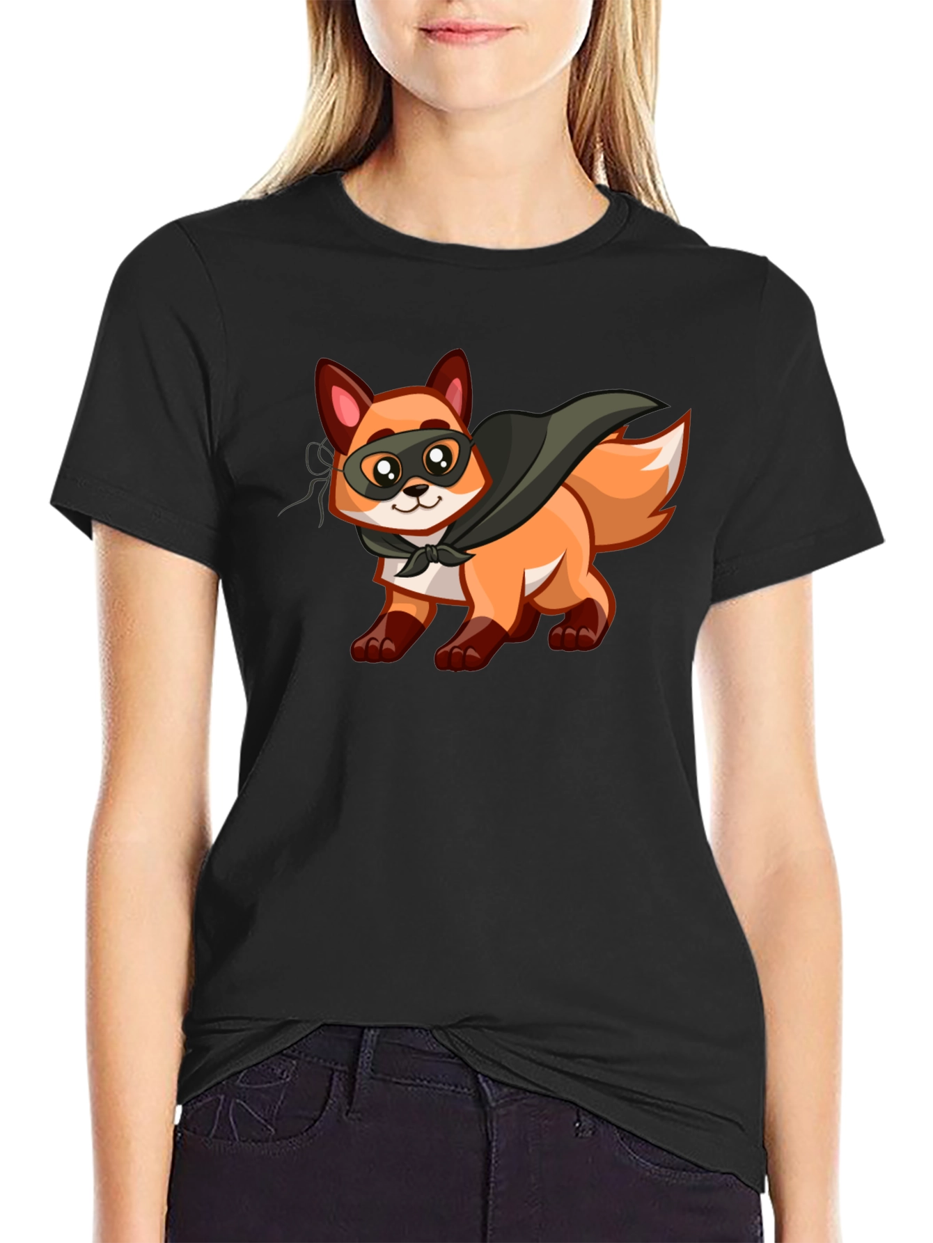 Hero Fox Graphic T-Shirt - Soft Cotton Tee