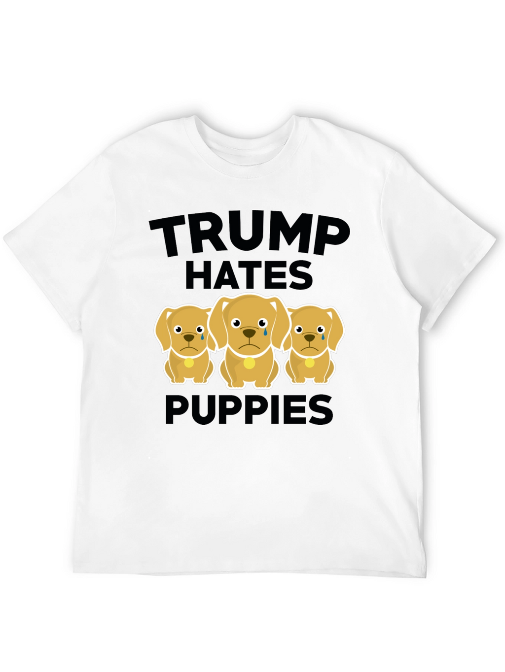 Trump Hates Puppies Graphic Tee