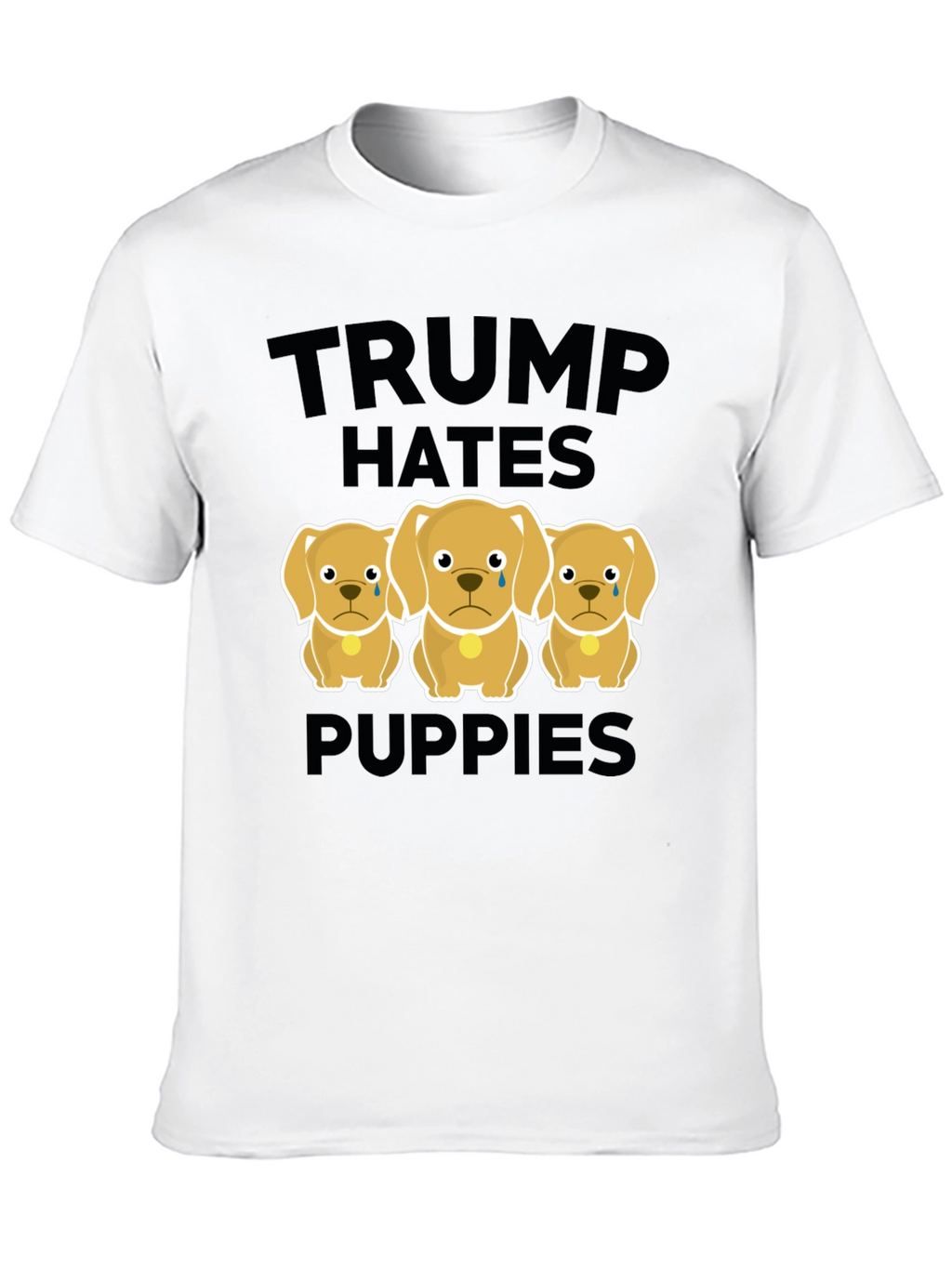Trump Hates Puppies Graphic Tee