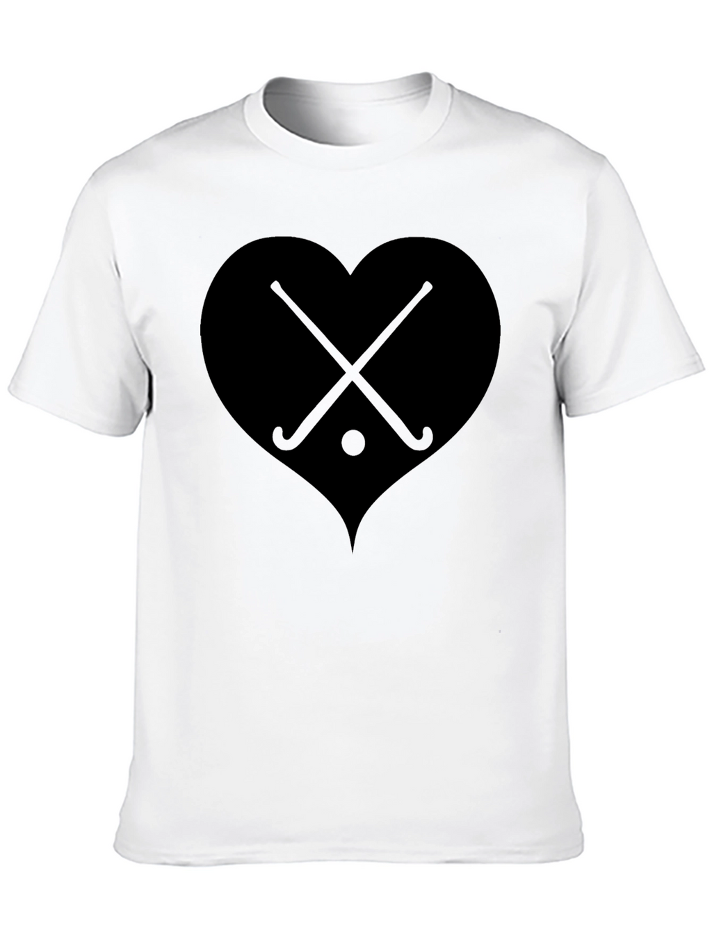 Hockey Heartbeat T-Shirt - Sporty Graphic Tee