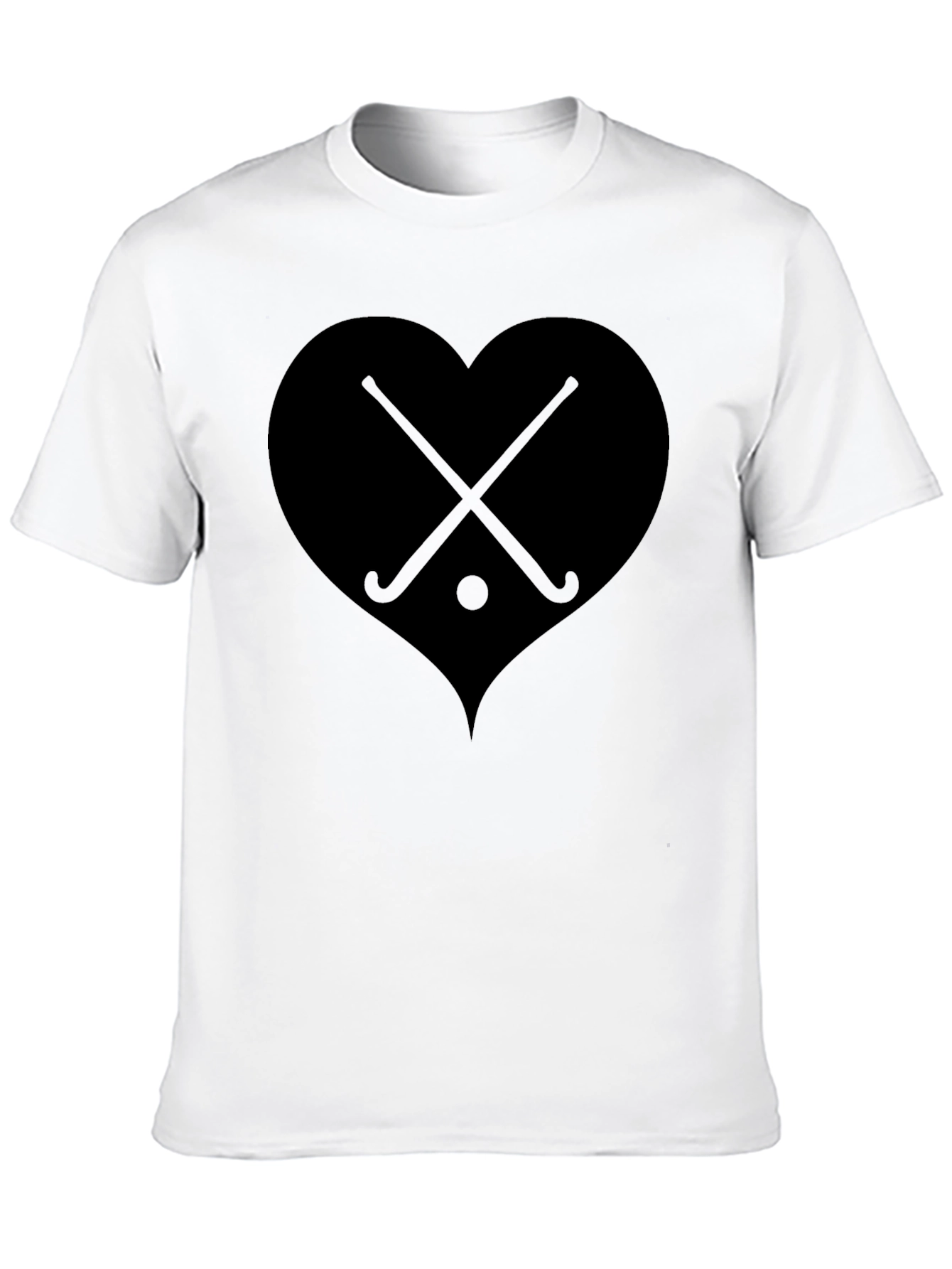 Hockey Heartbeat T-Shirt - Sporty Graphic Tee