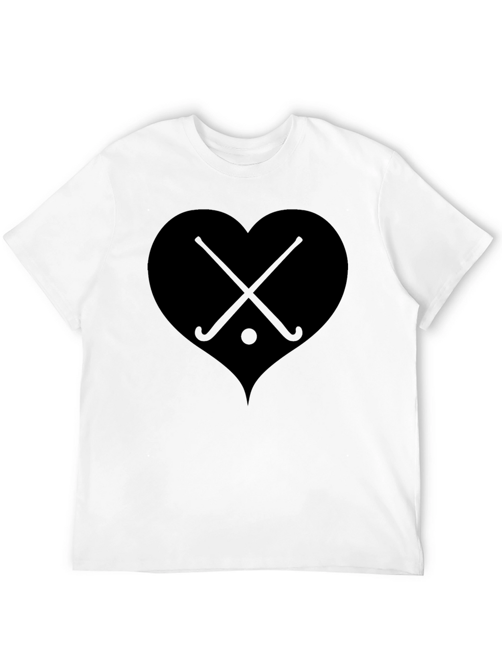 Hockey Heartbeat T-Shirt - Sporty Graphic Tee