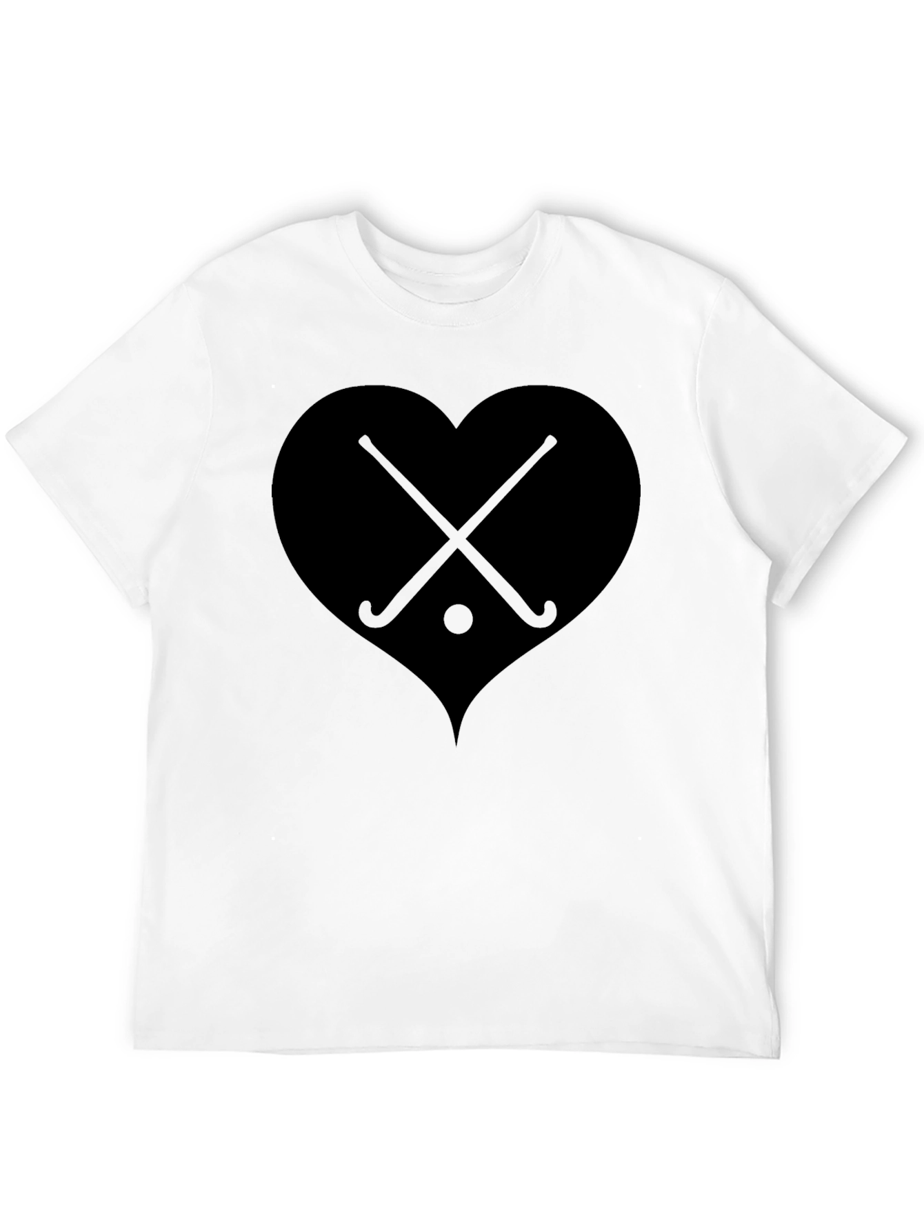 Hockey Heartbeat T-Shirt - Sporty Graphic Tee
