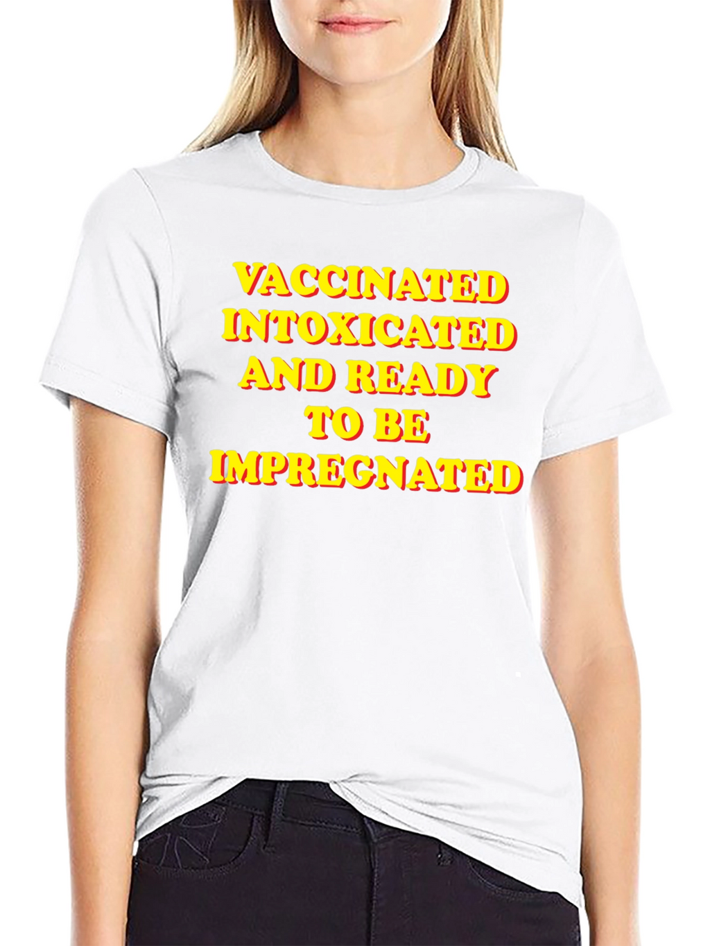 Vaccinated Intoxicated Ready T-Shirt