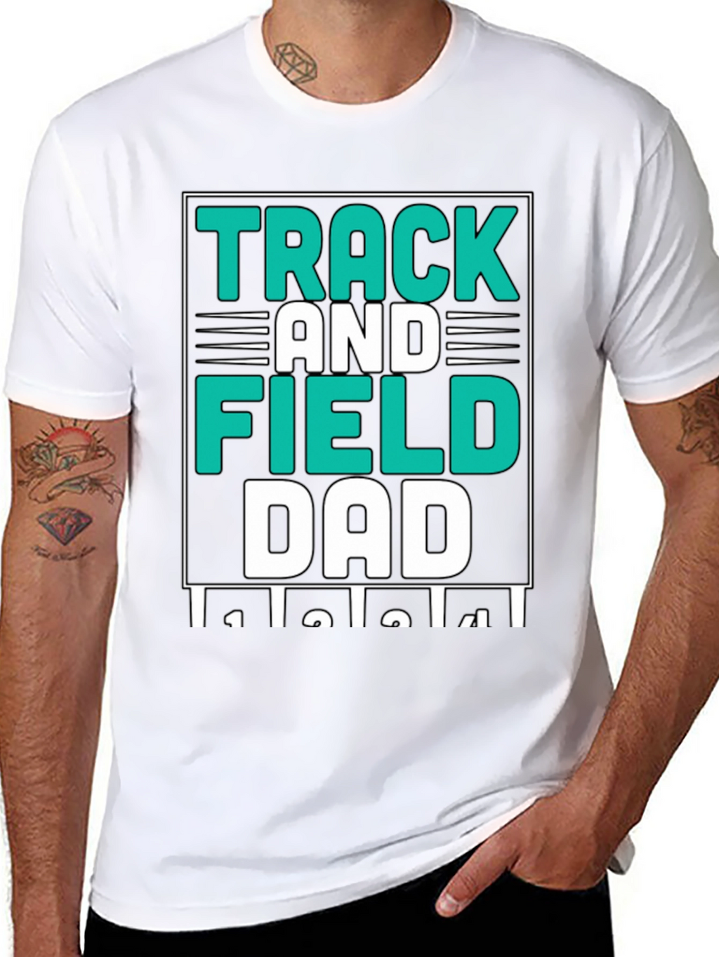 Track and Field Dad T-Shirt