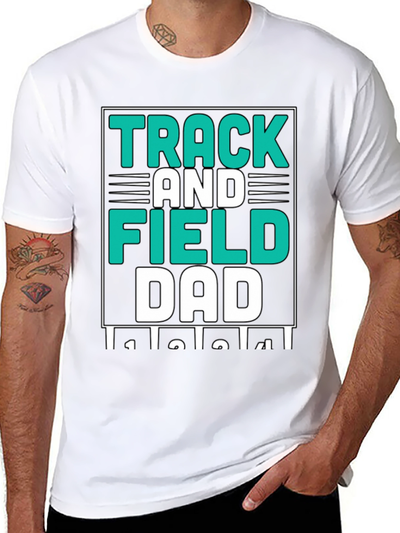 Track and Field Dad T-Shirt