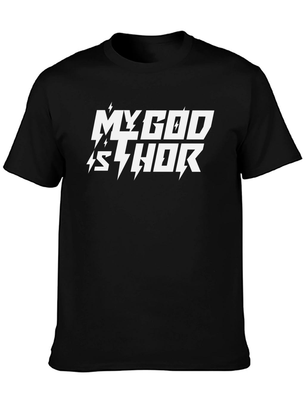 My God is Thor Black T-Shirt