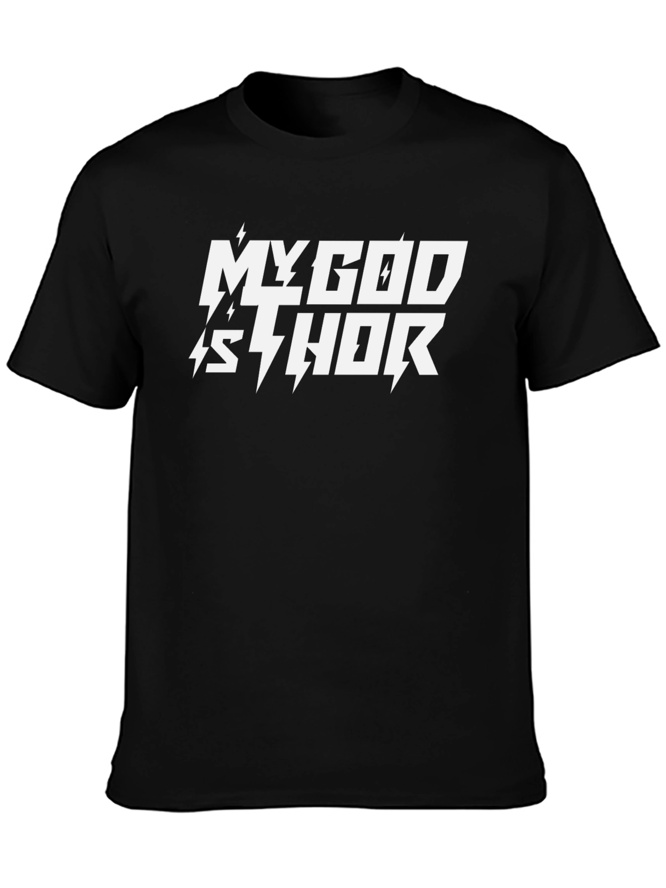 My God is Thor Black T-Shirt