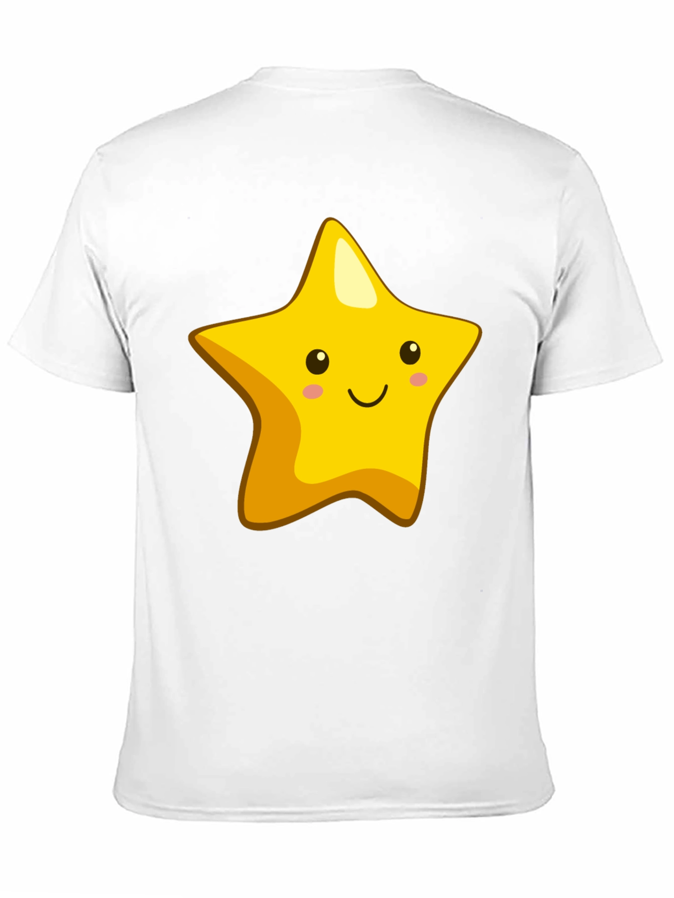 Cute Star Graphic Black T-Shirt
