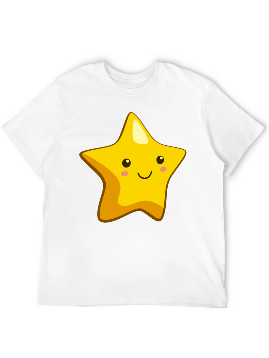 Cute Star Graphic Black T-Shirt
