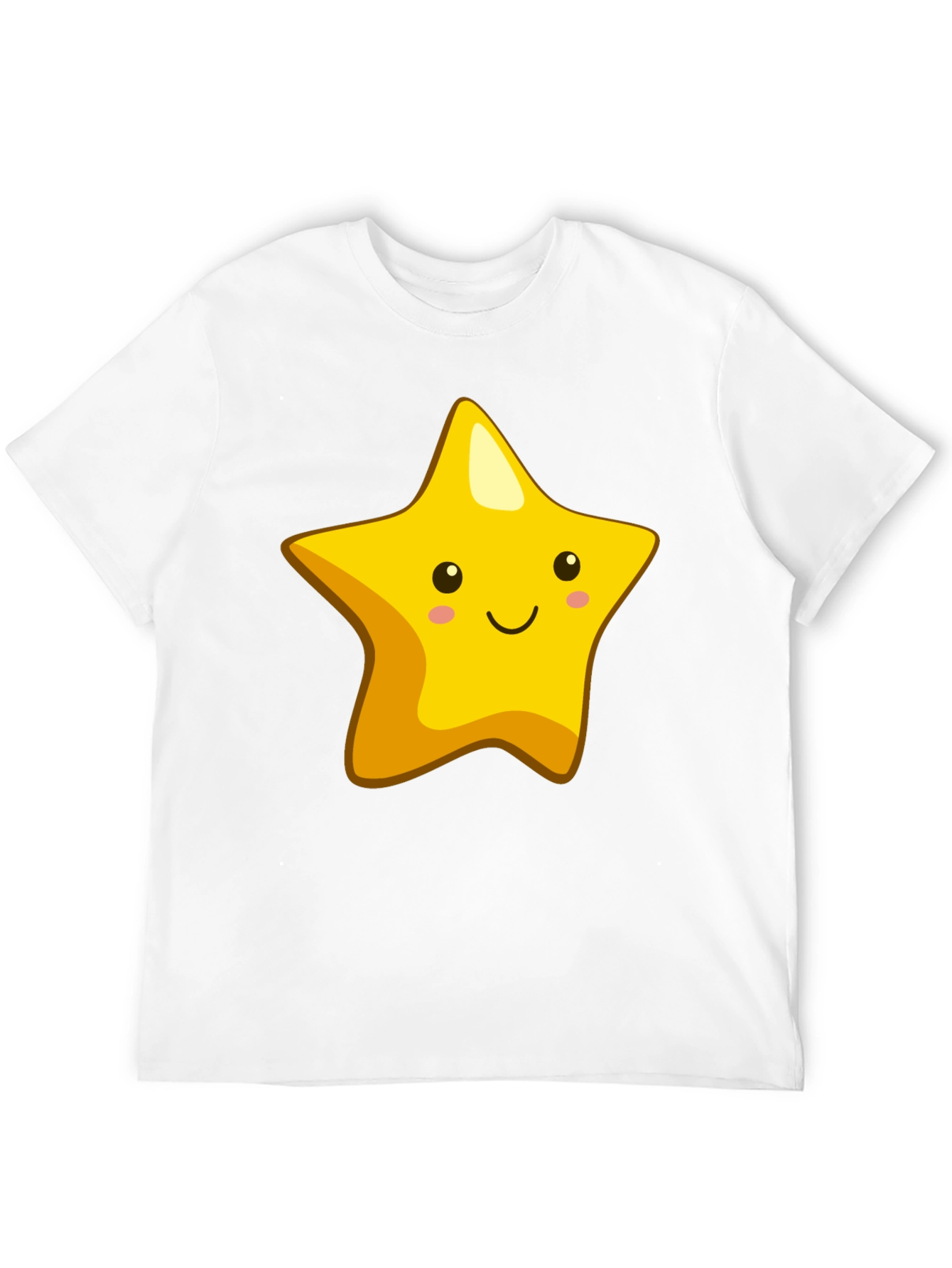 Cute Star Graphic Black T-Shirt