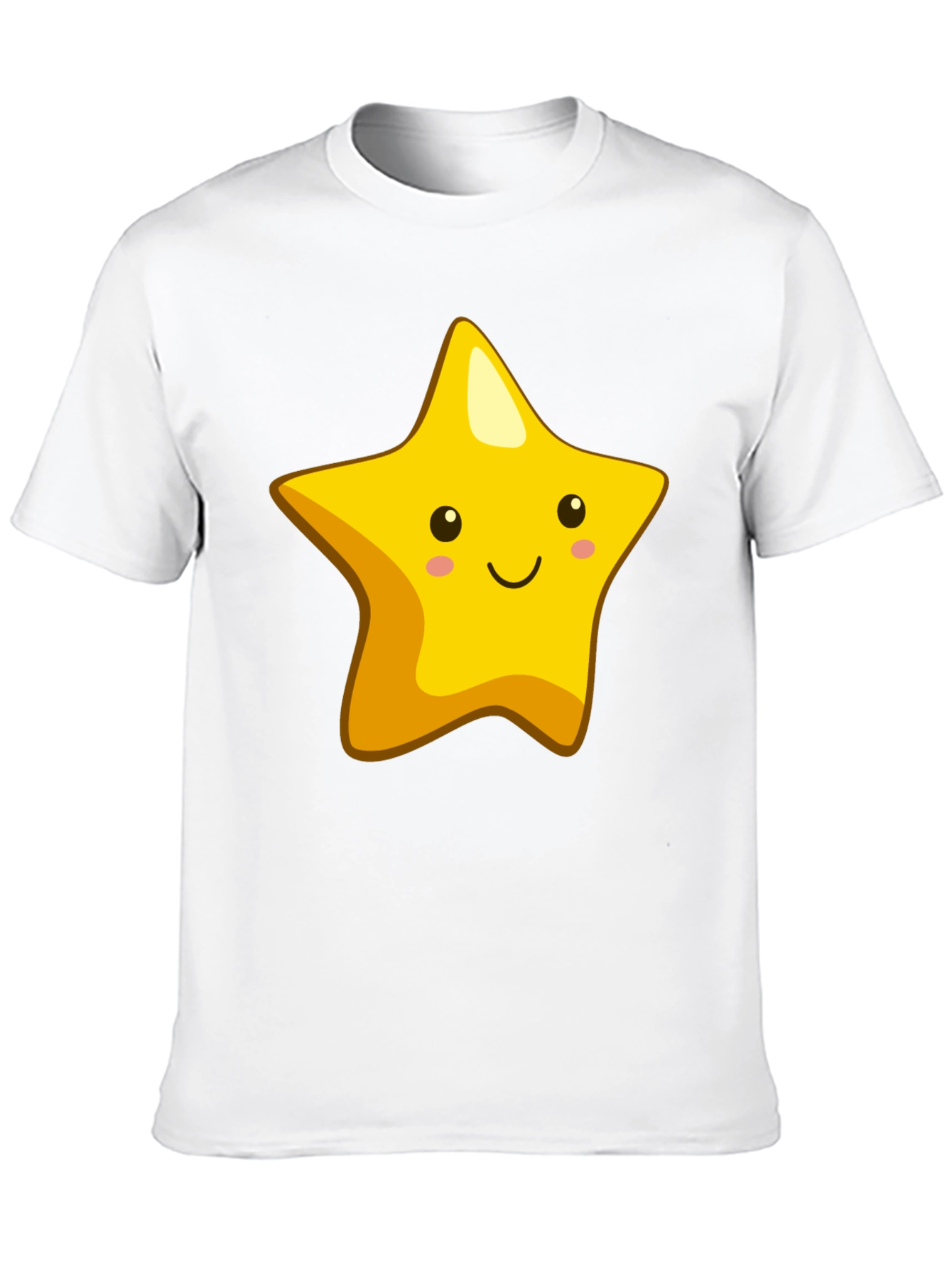 Cute Star Graphic Black T-Shirt
