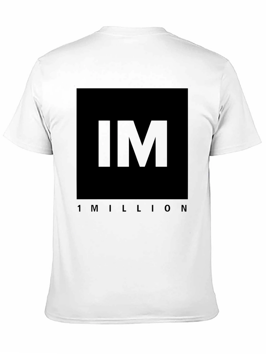 IM 1 Million Black T-Shirt - Stylish Graphic Tee