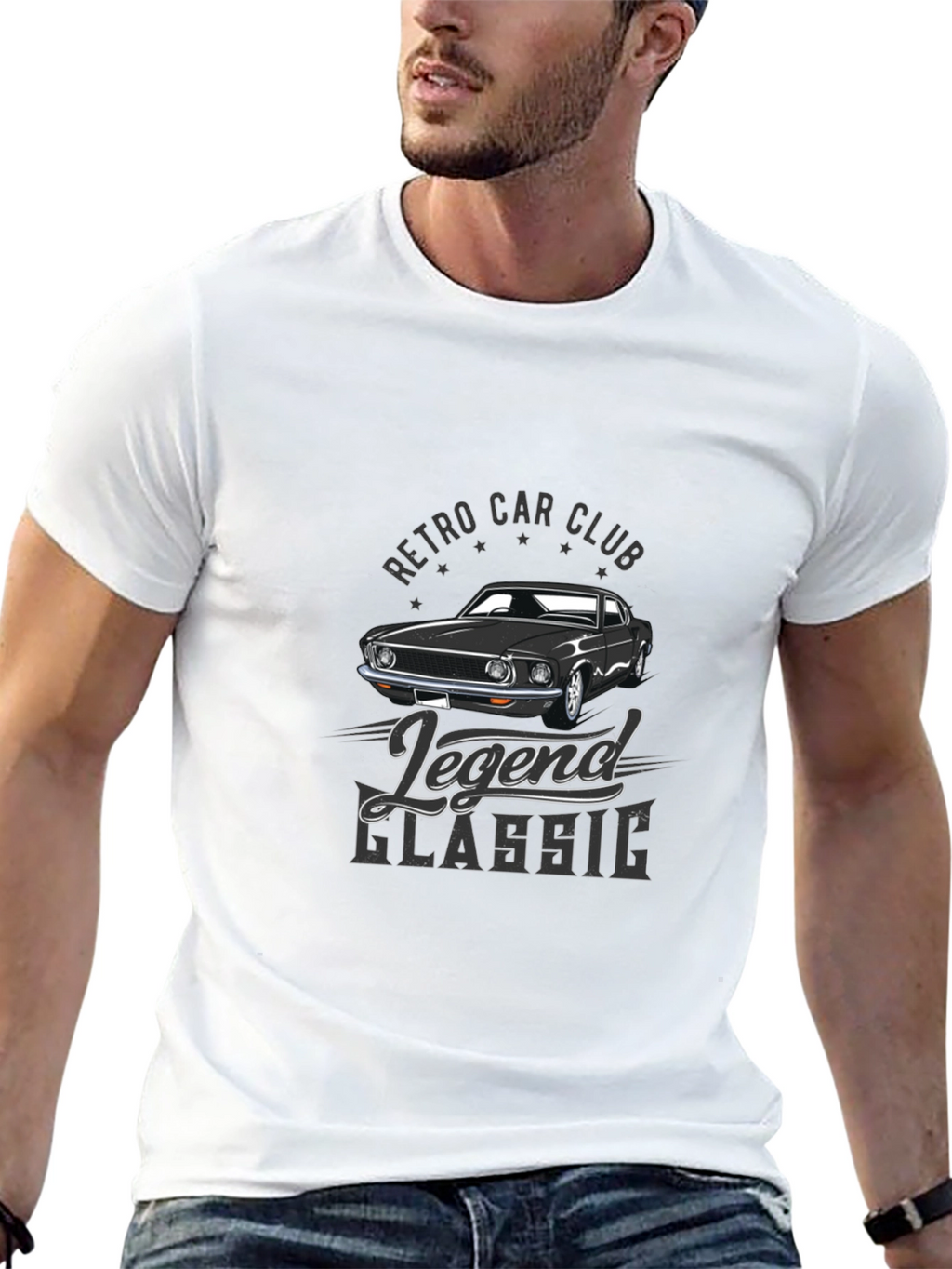Retro Car Club Legend Classic T-Shirt