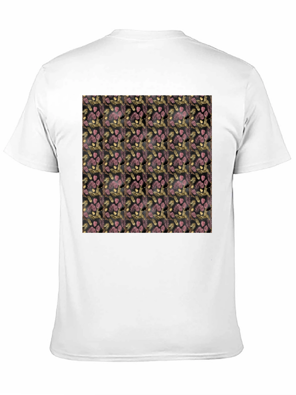 Patterned Black T-Shirt
