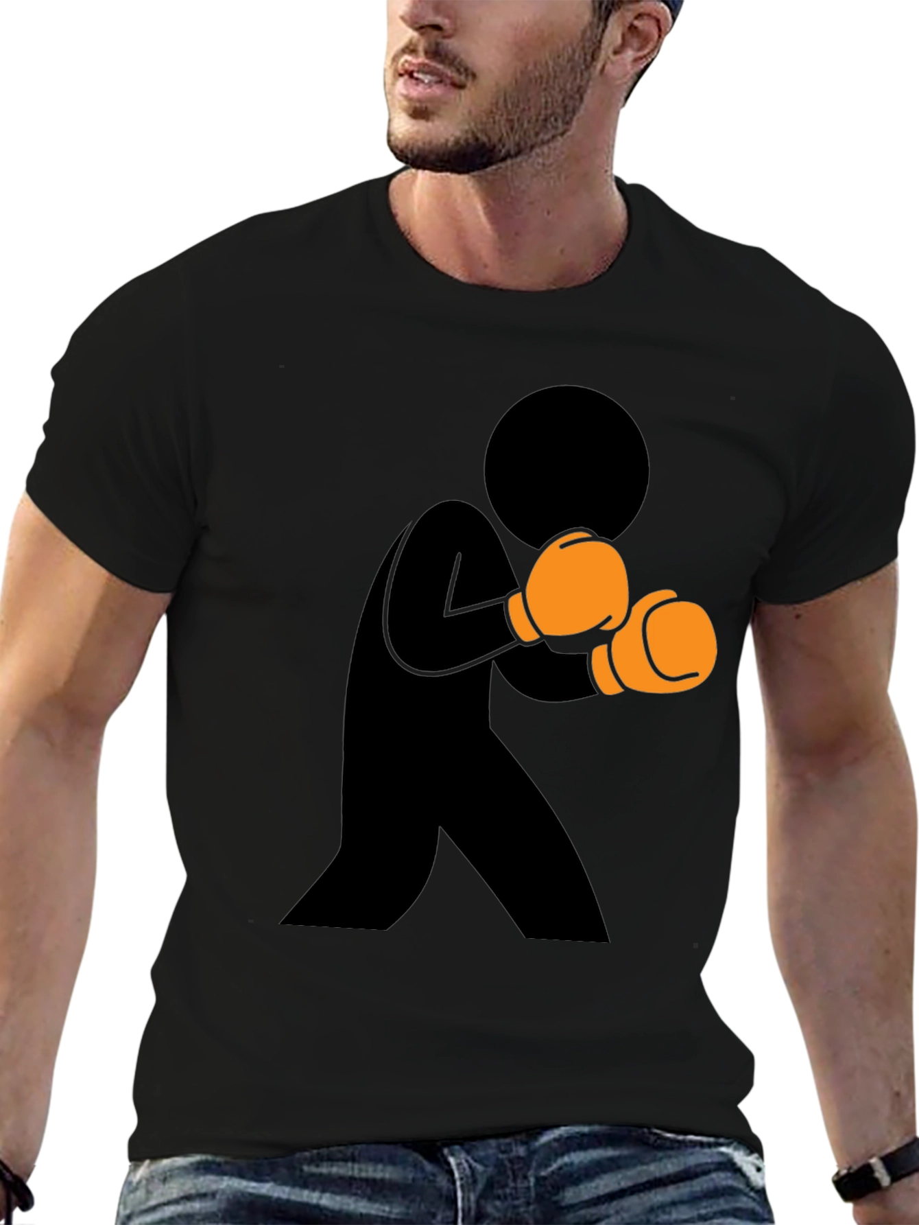 Boxer Graphic T-Shirt - Classic Black