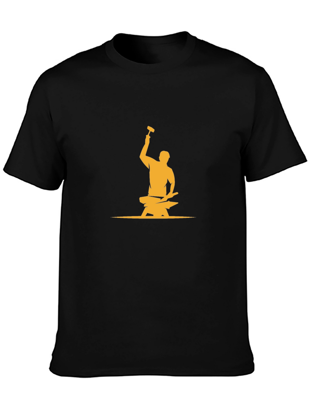 Blacksmith Hammer Anvil Graphic T-Shirt