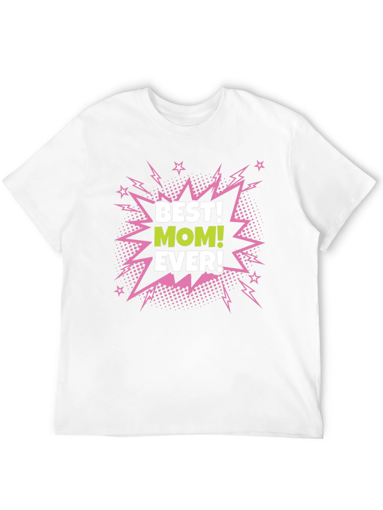 Best Mom Ever Black Graphic T-Shirt