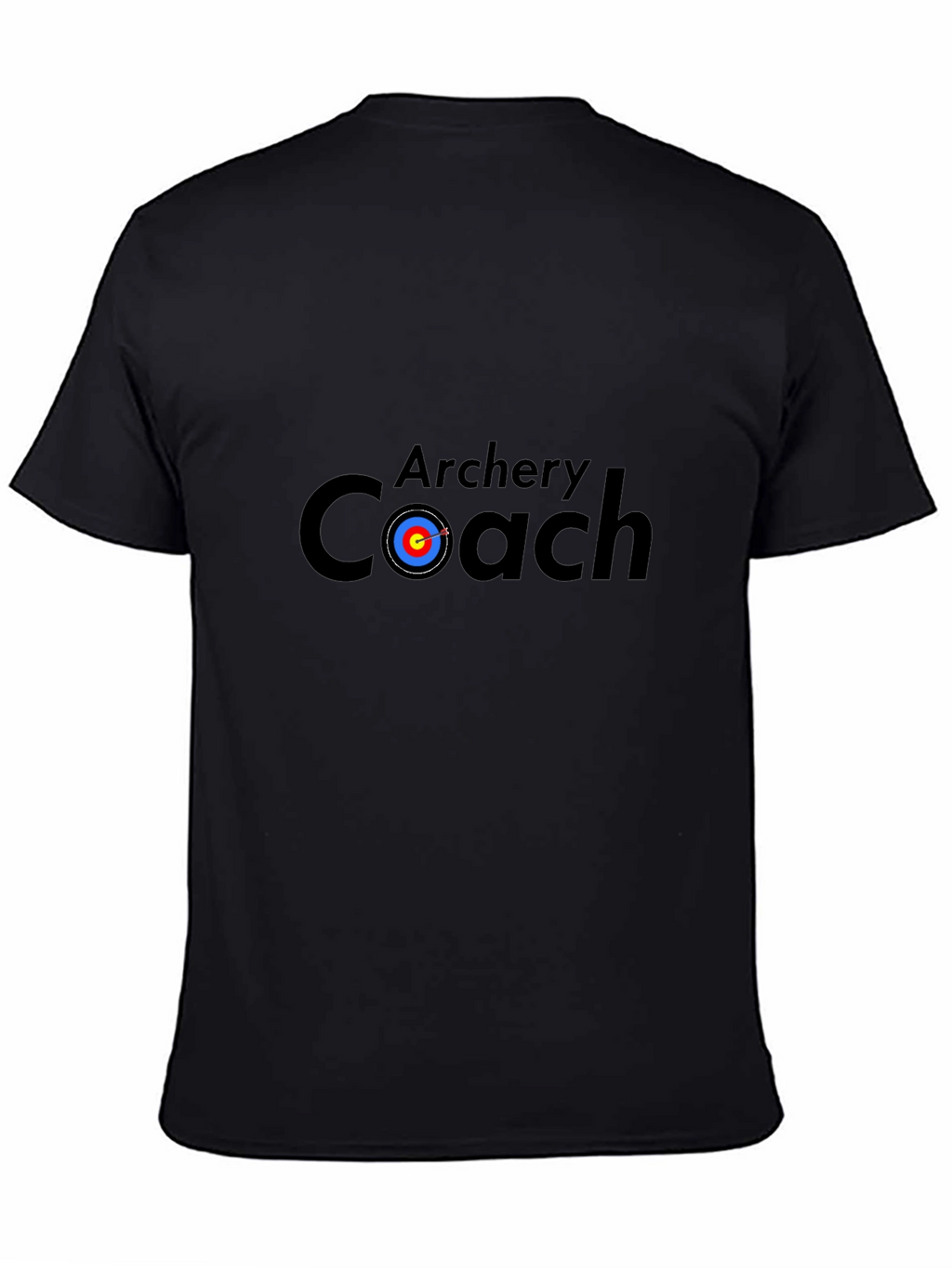 Archery Coach Graphic Tee - Black T-Shirt