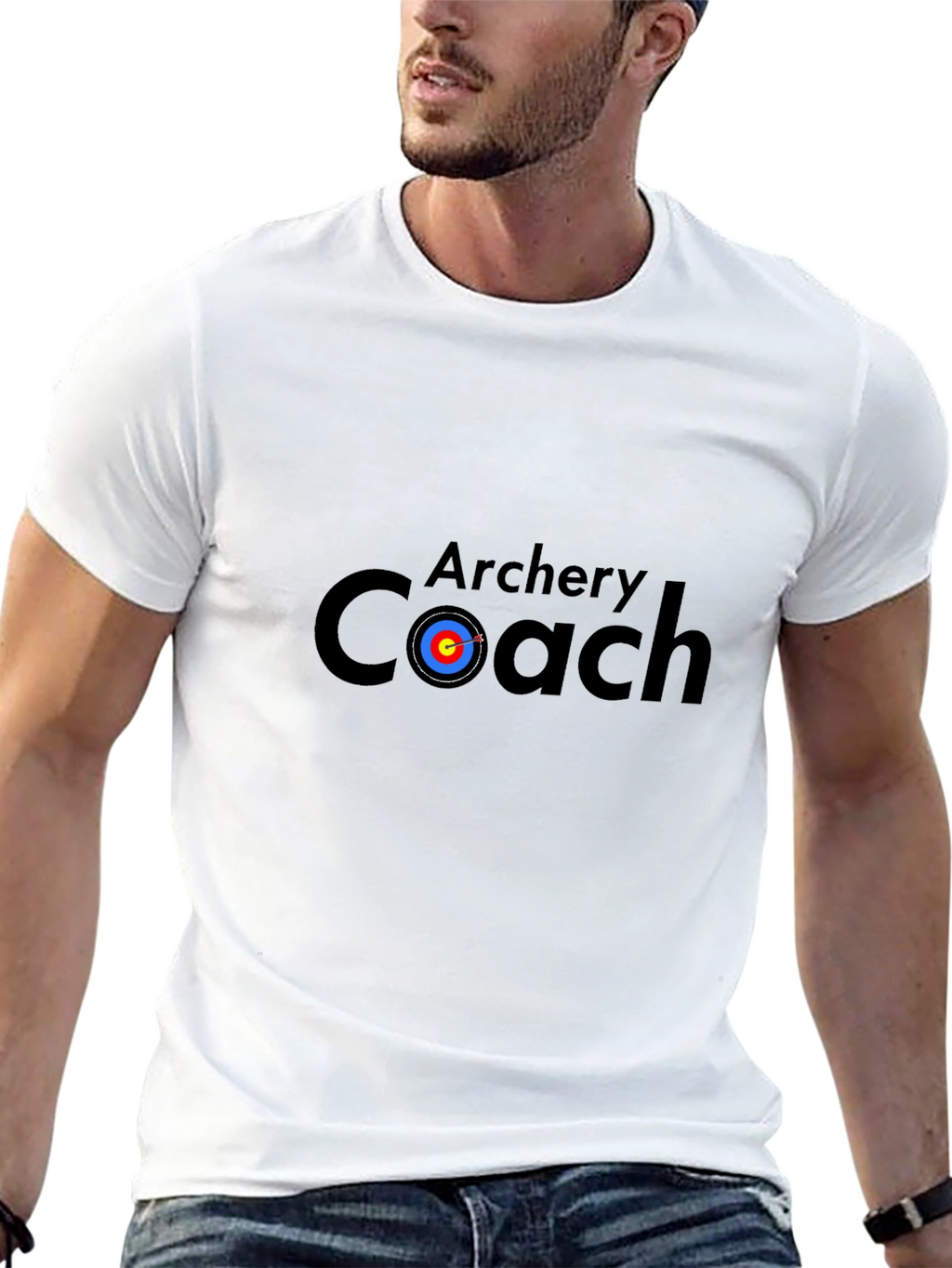 Archery Coach Graphic Tee - Black T-Shirt