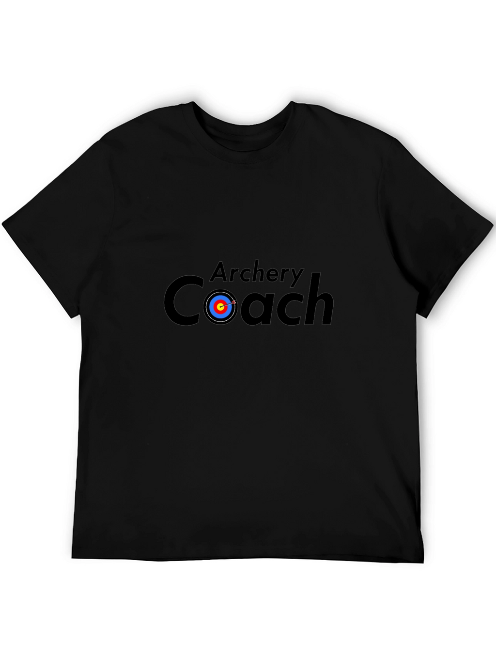 Archery Coach Graphic Tee - Black T-Shirt