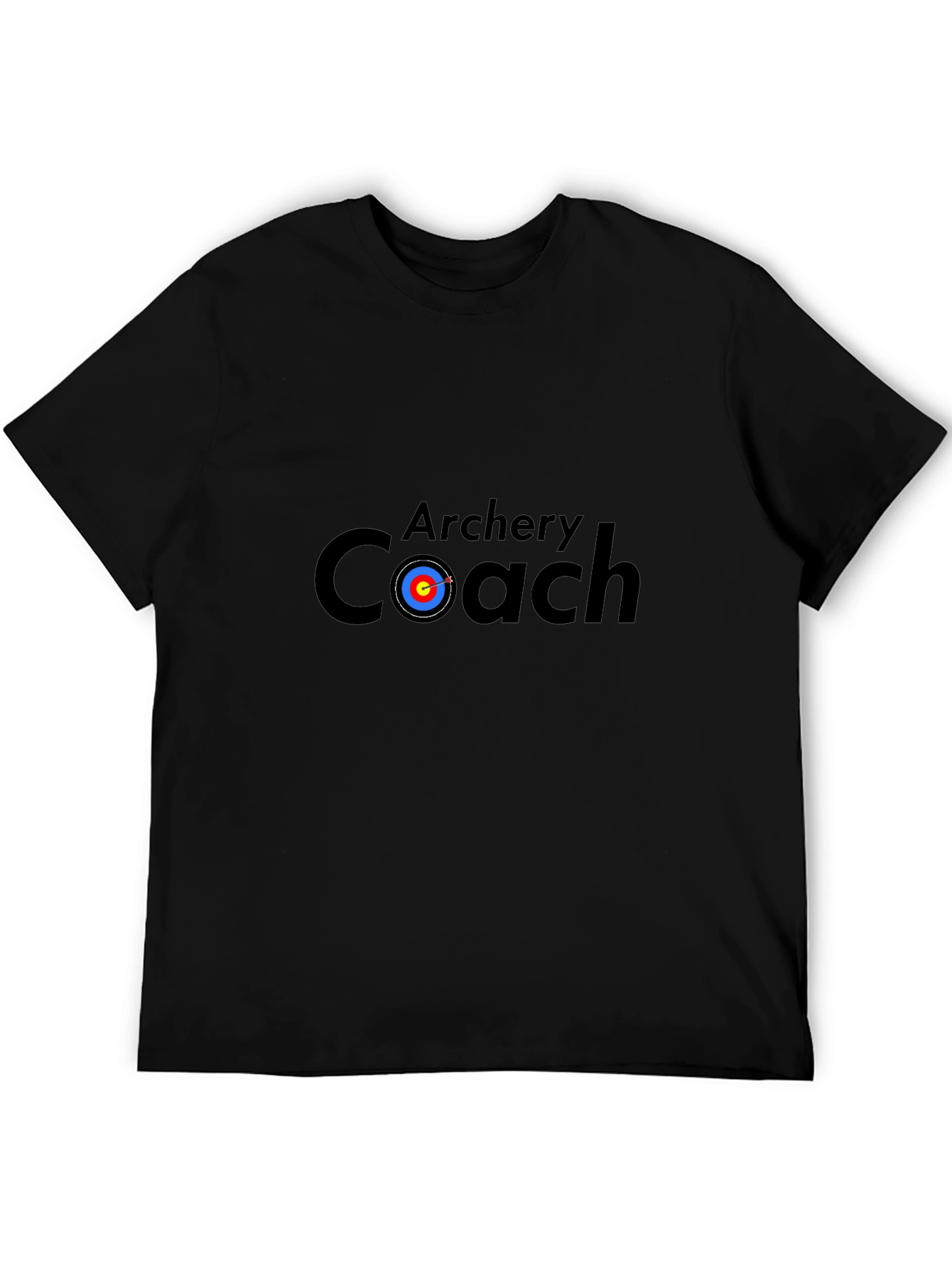 Archery Coach Graphic Tee - Black T-Shirt