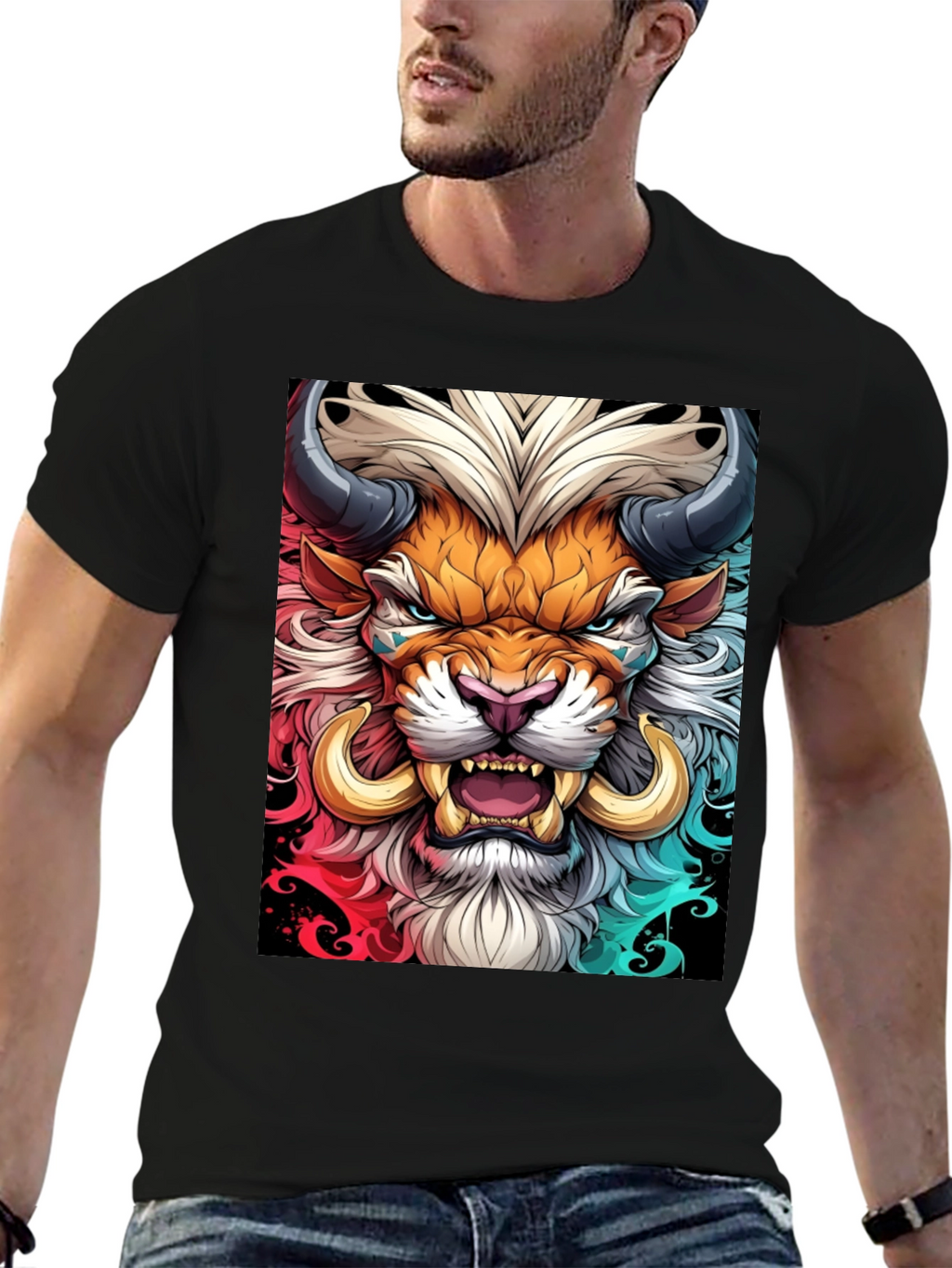 Monster Graphic Tee - Bold Anime Style
