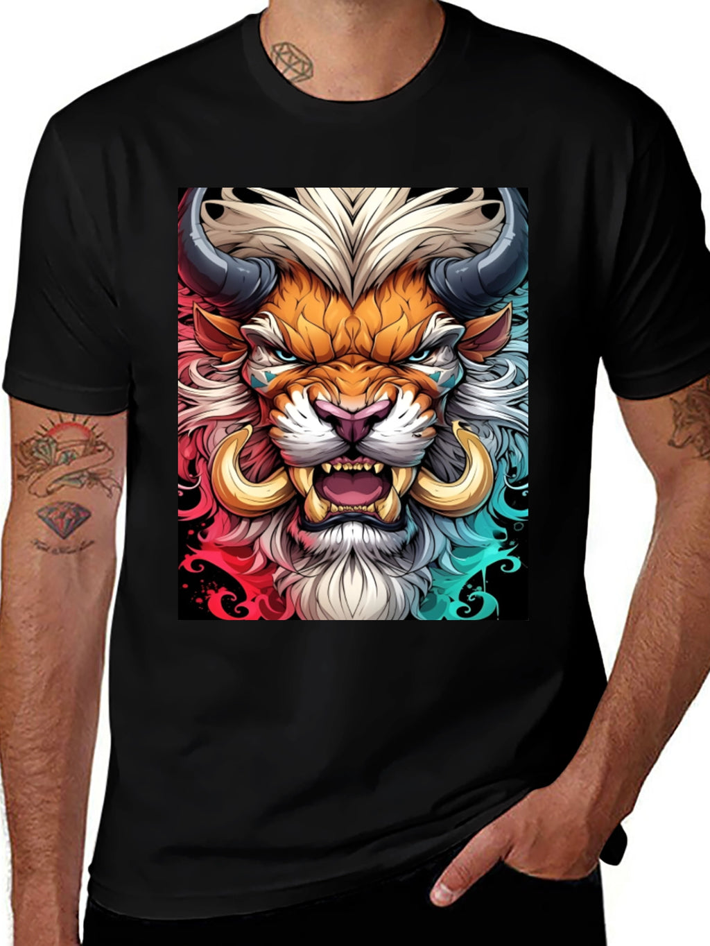 Monster Graphic Tee - Bold Anime Style