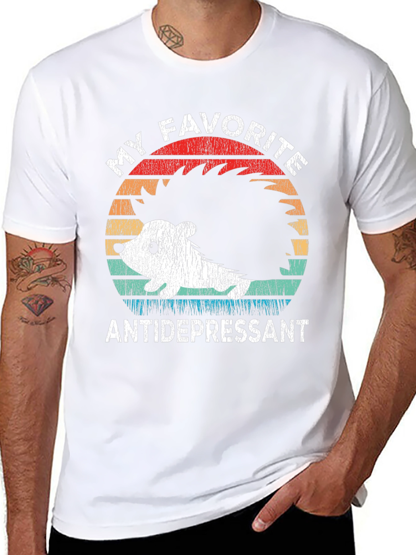 My Favorite Antidepressant Hedgehog Graphic Tee