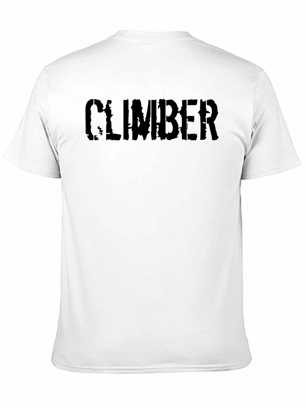 Climber Distressed Graphic T-Shirt - Black
