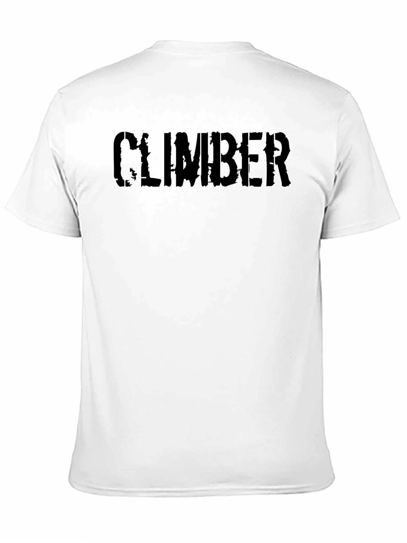 Climber Distressed Graphic T-Shirt - Black