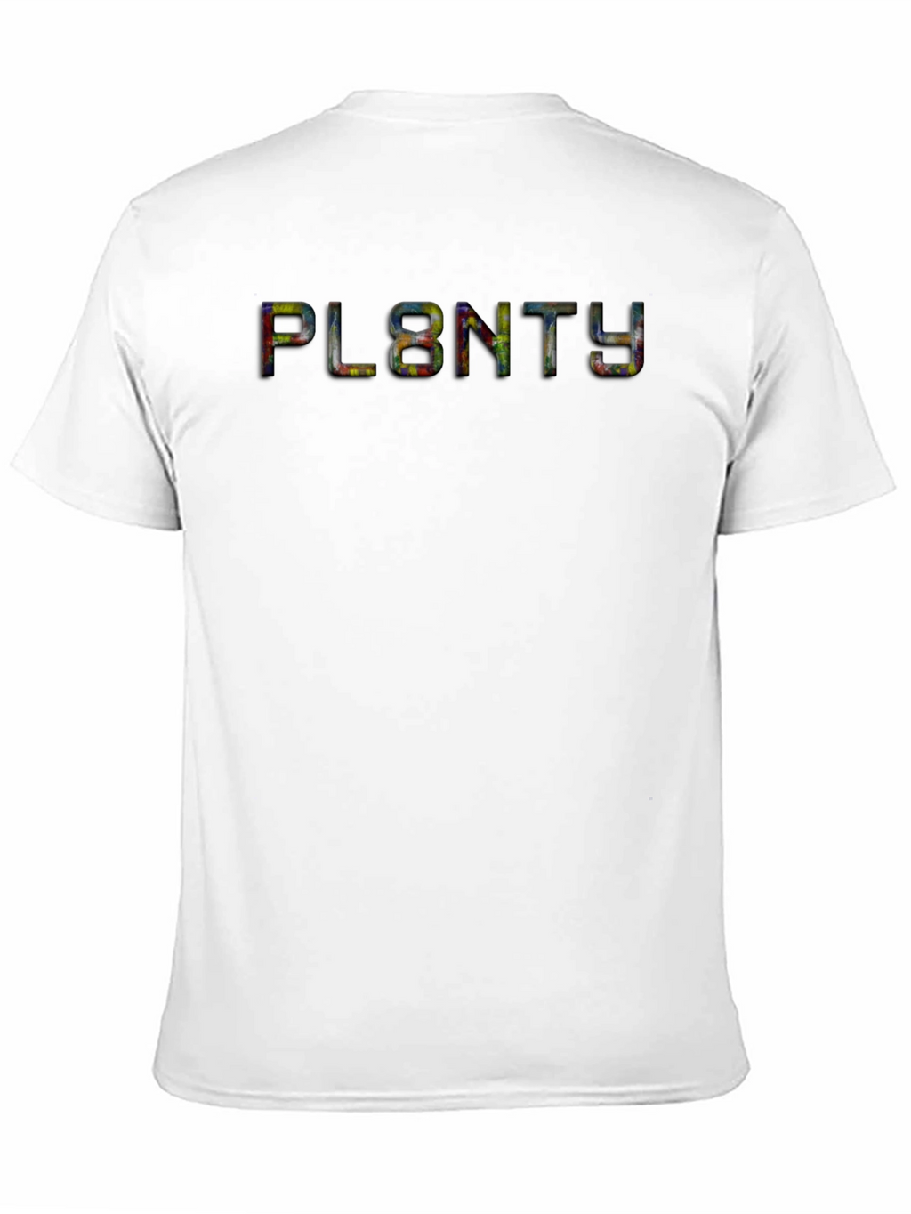 PL8NTY Graphic T-Shirt - Black Cotton Blend Tee