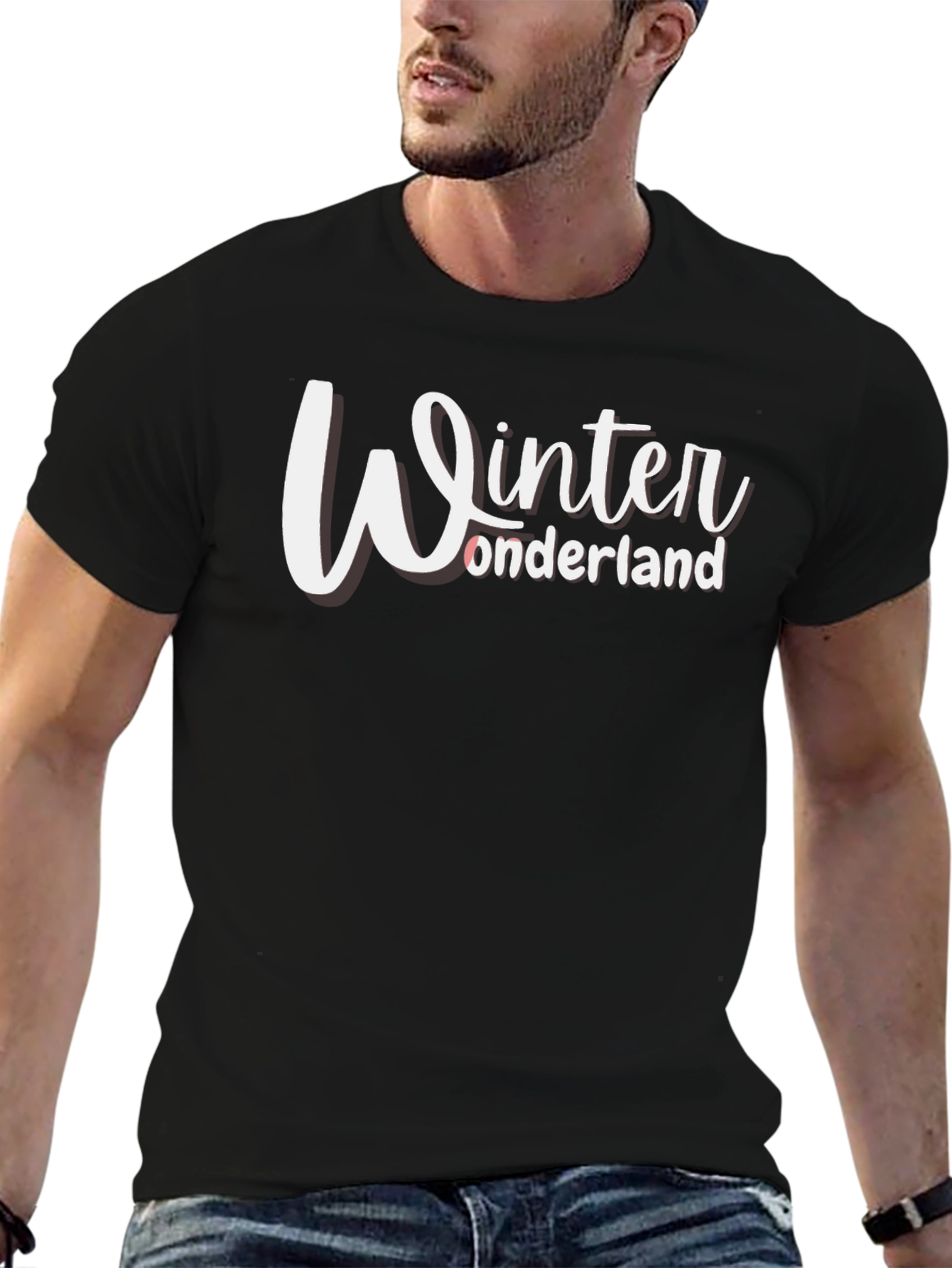 Winter Wonderland Black T-Shirt