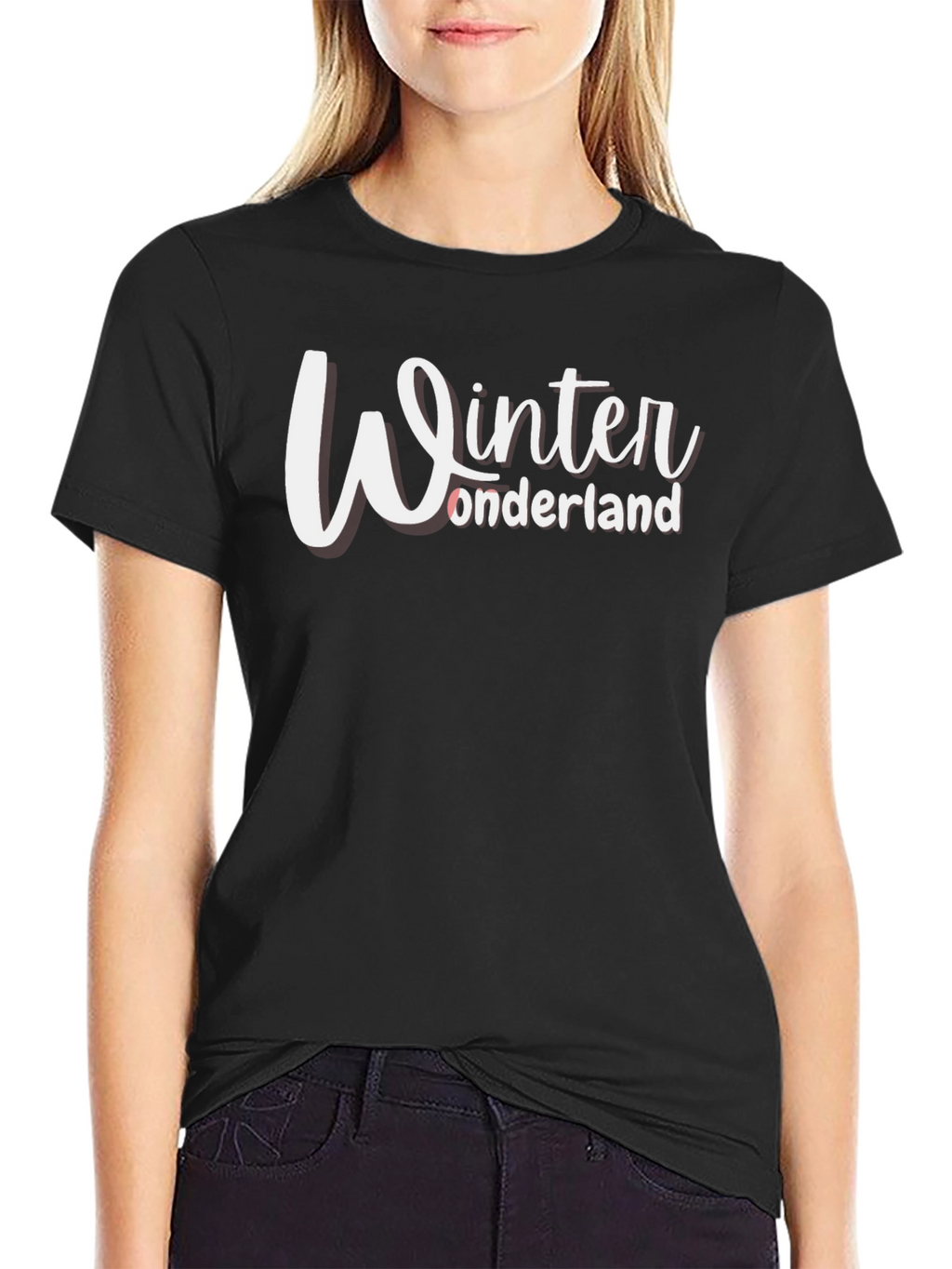 Winter Wonderland Black T-Shirt