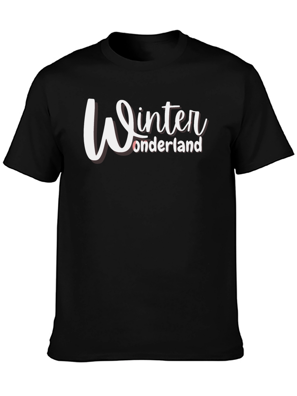 Winter Wonderland Black T-Shirt
