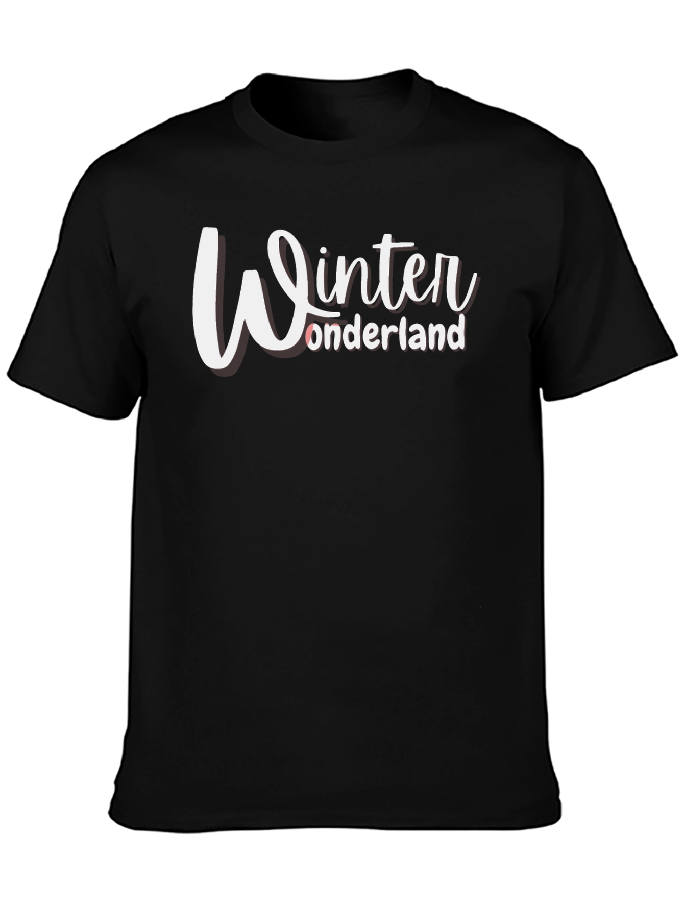Winter Wonderland Black T-Shirt
