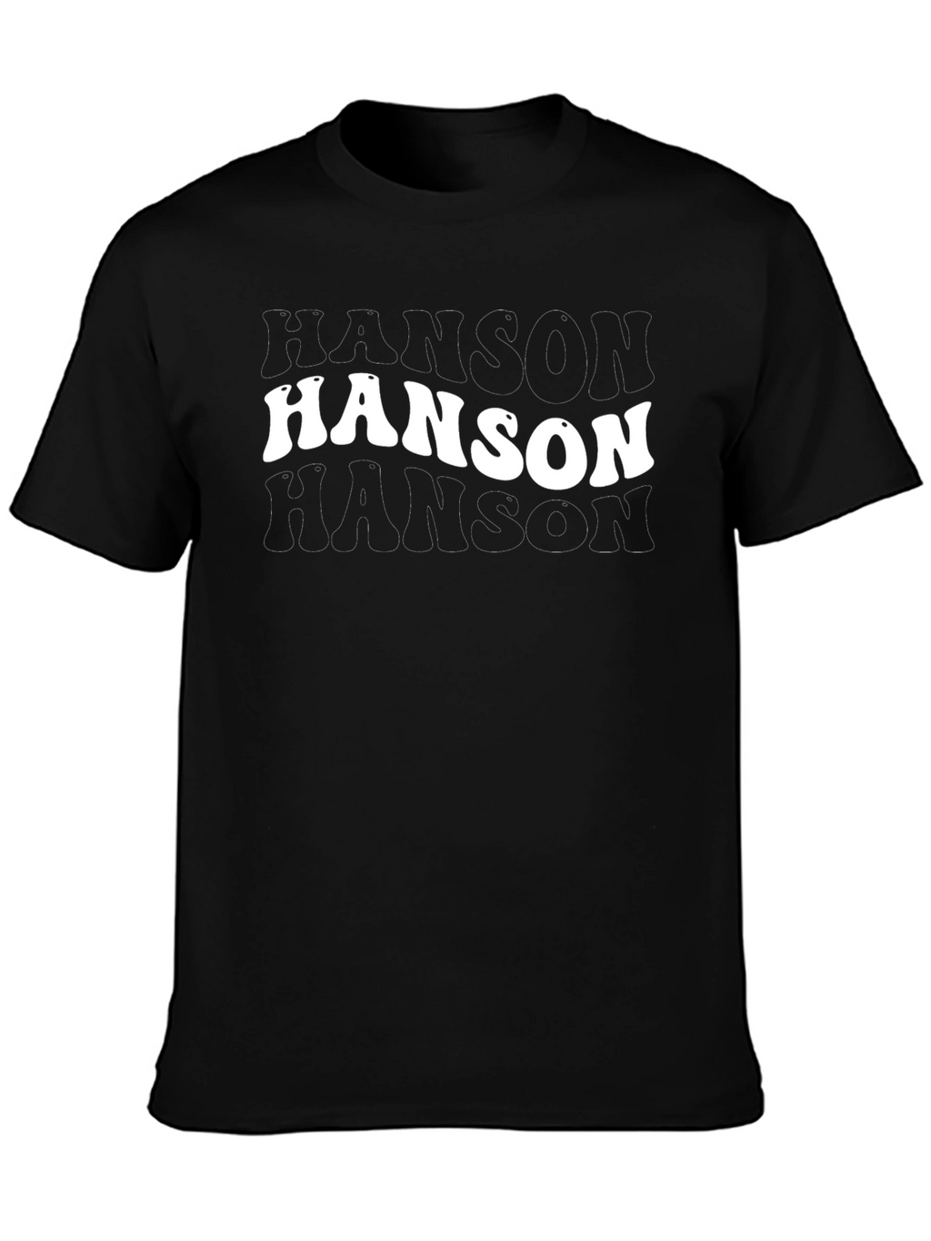 Hanson Graphic T-Shirt - Black Retro Design