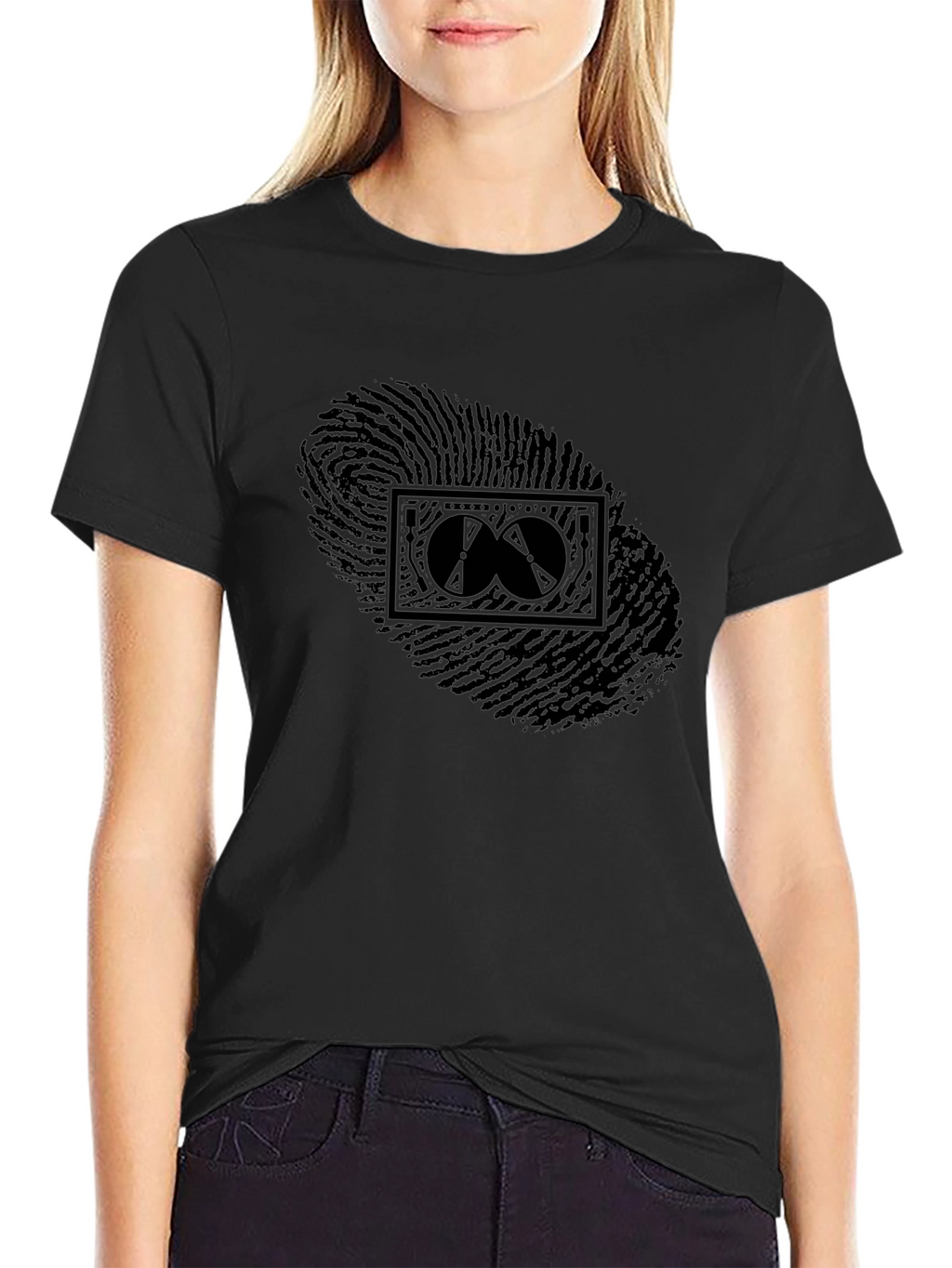 Fingerprint Art Graphic Tee
