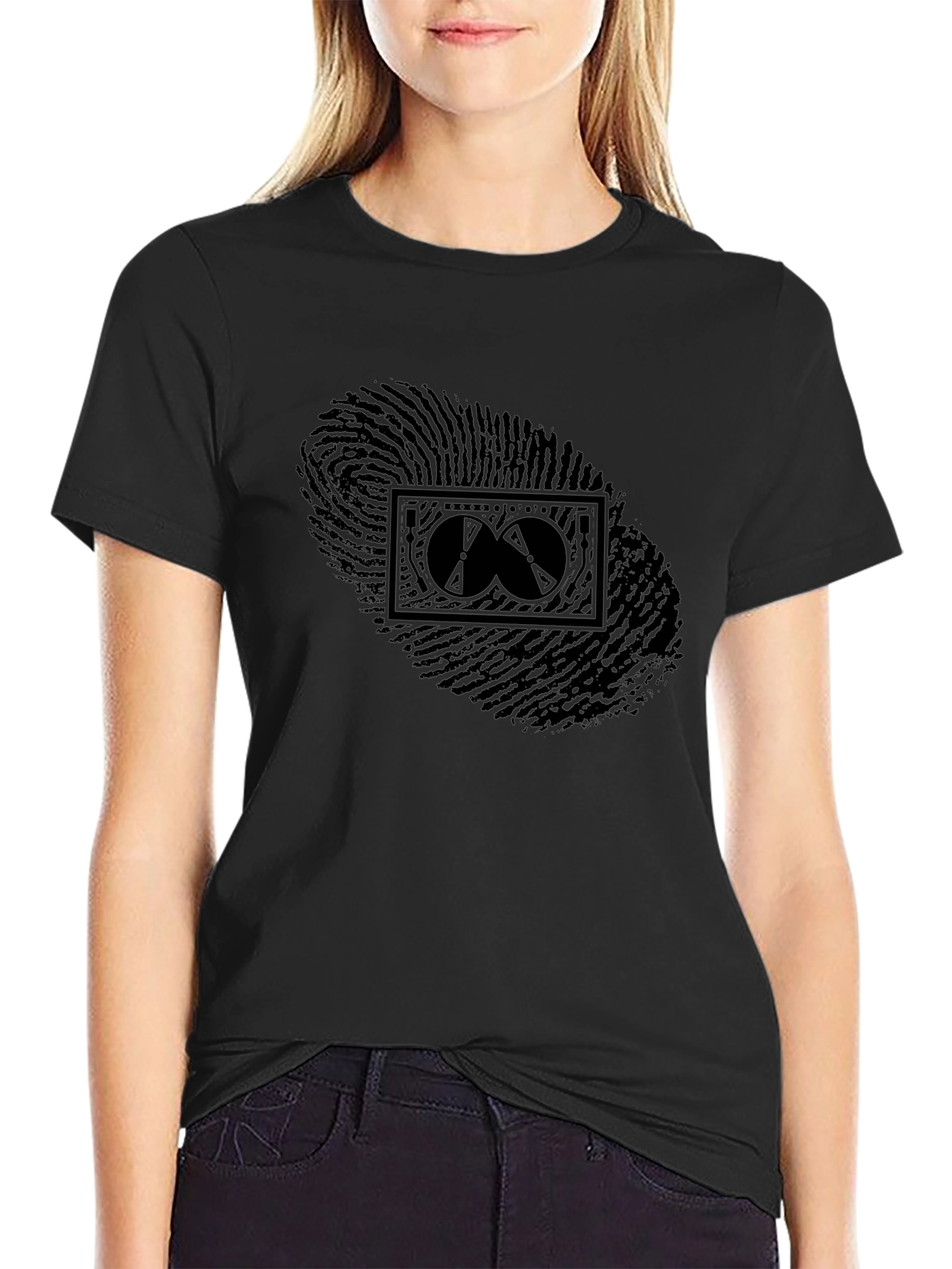 Fingerprint Art Graphic Tee