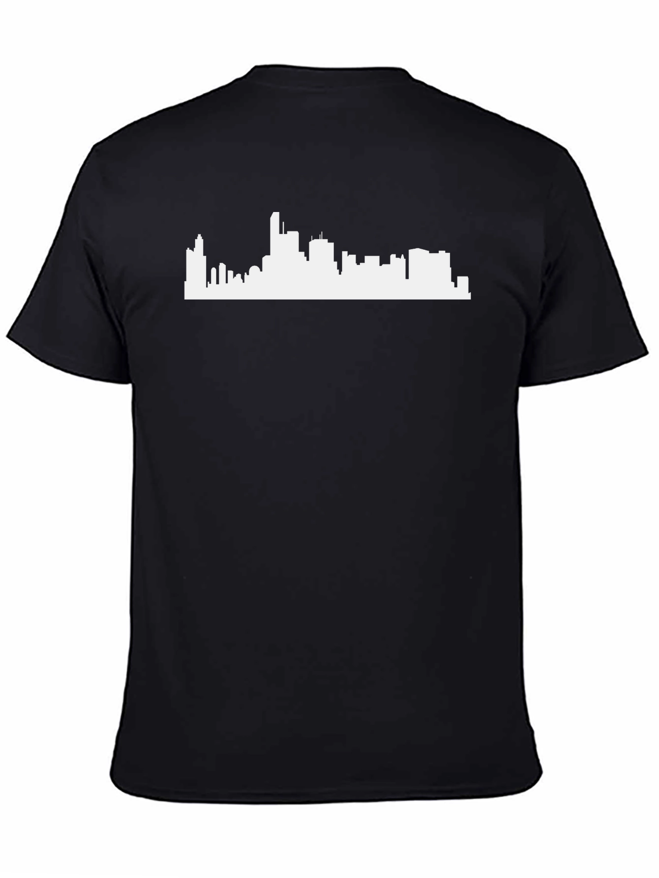 Cityscape Graphic Tee - Modern Black T-Shirt