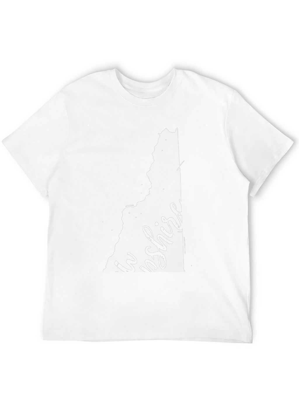 New Hampshire State Silhouette Graphic Tee - Unisex
