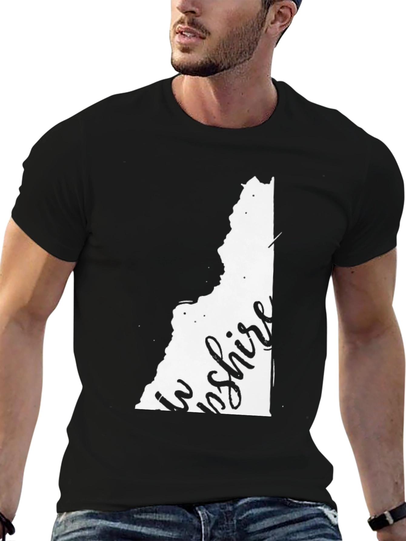 New Hampshire State Silhouette Graphic Tee - Unisex