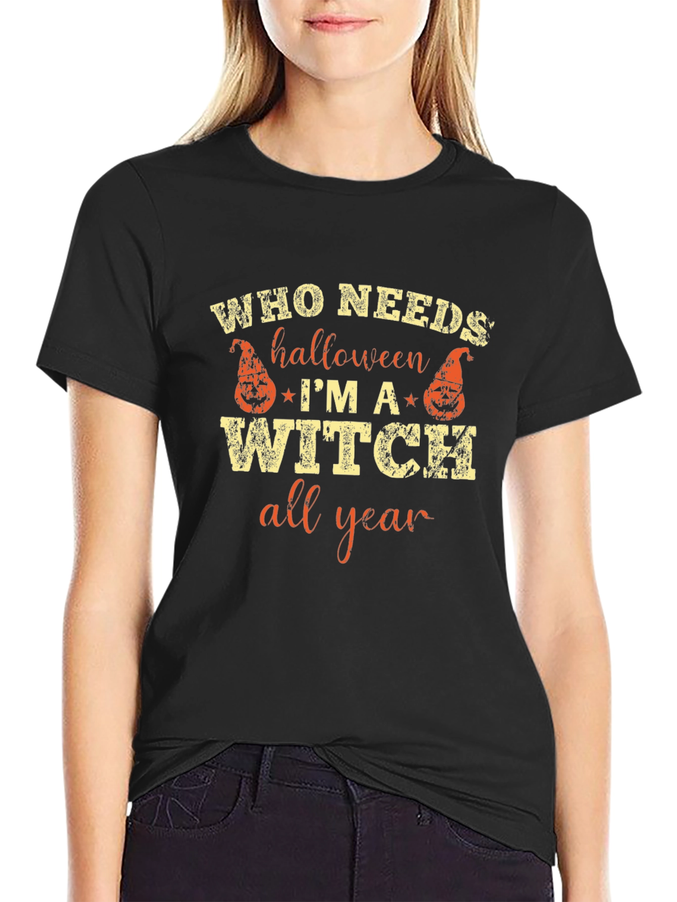 Halloween Witch T-Shirt - All Year Round