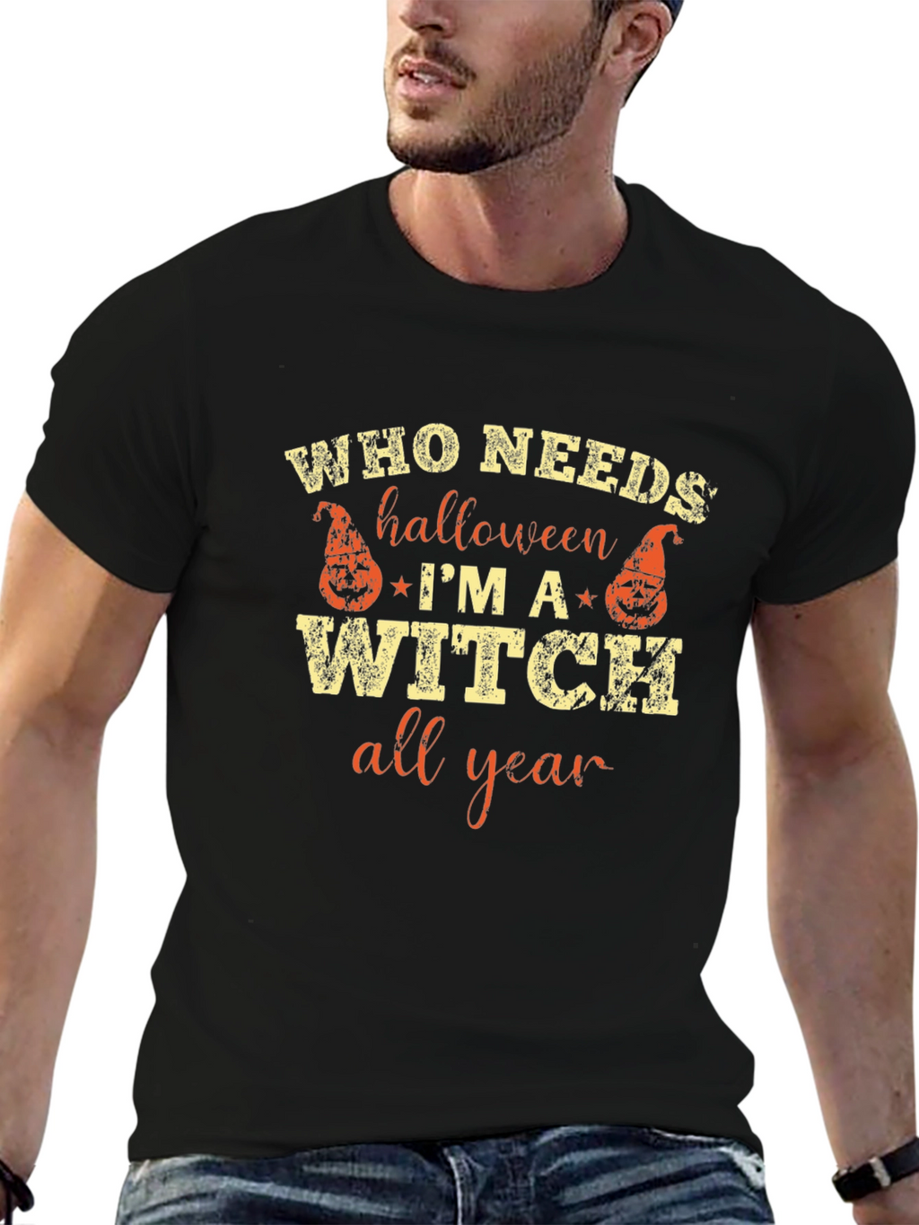 Halloween Witch T-Shirt - All Year Round