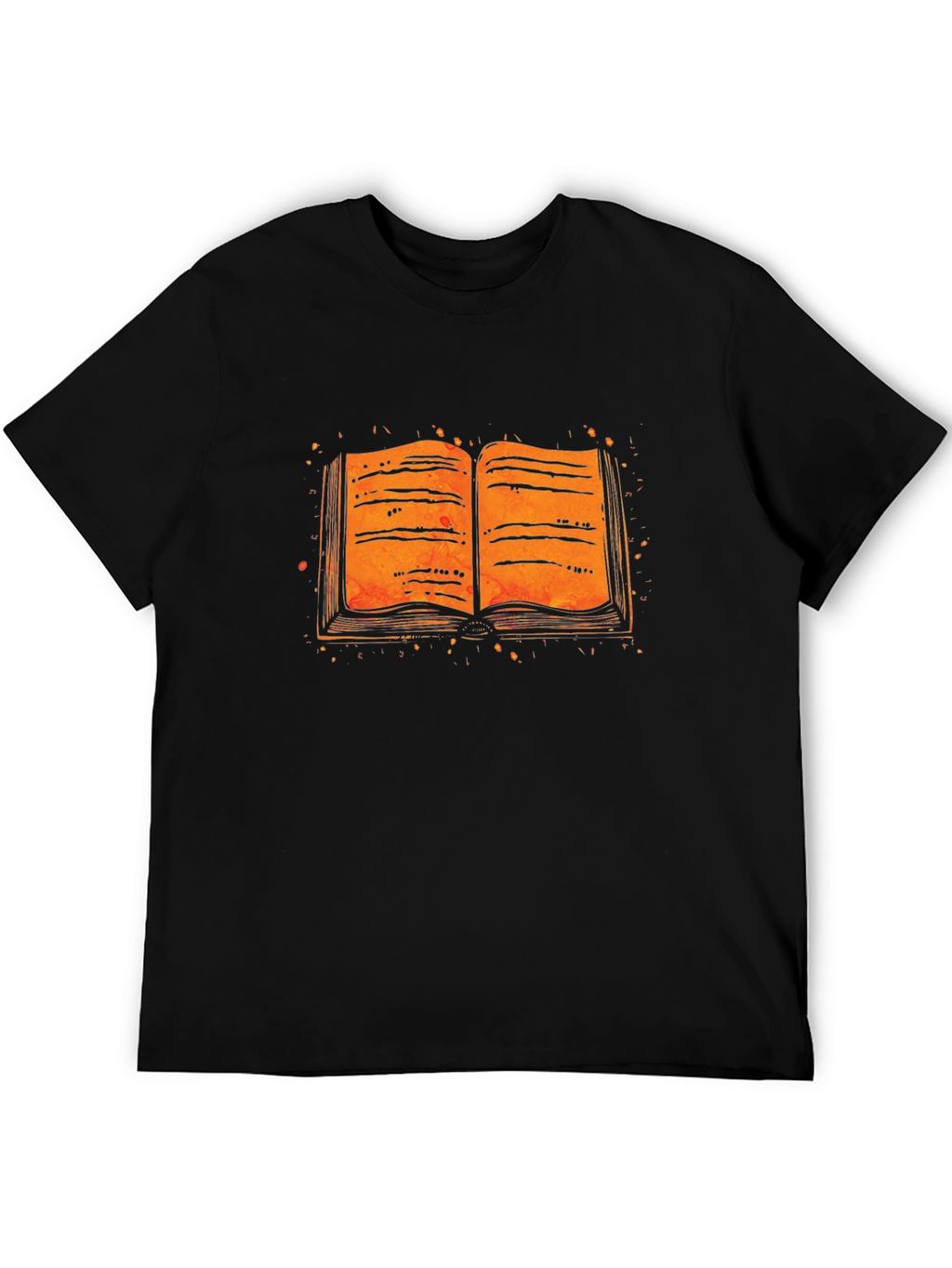 Open Book Graphic Tee - Literary Style