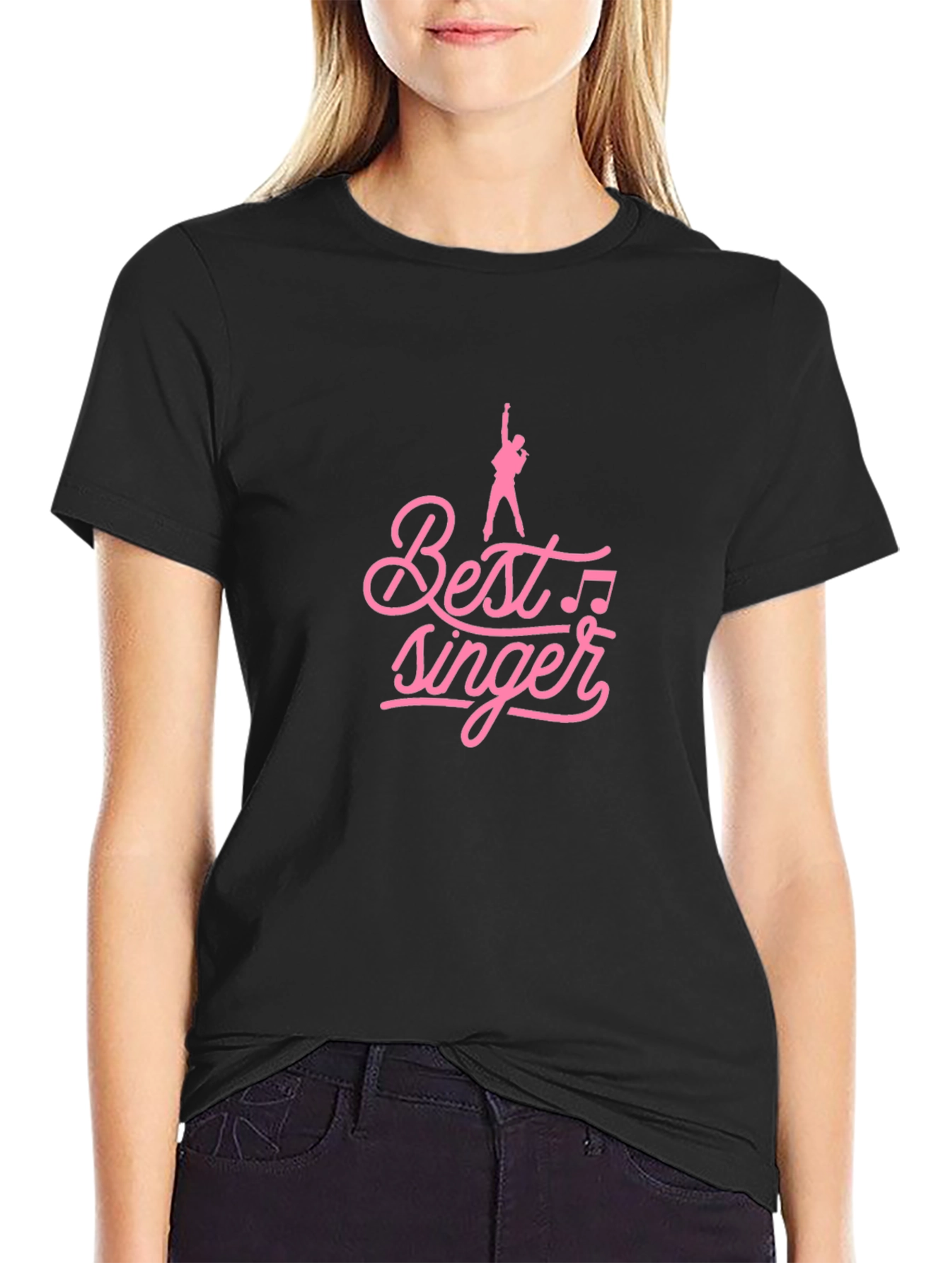 Best Singer Black T-Shirt