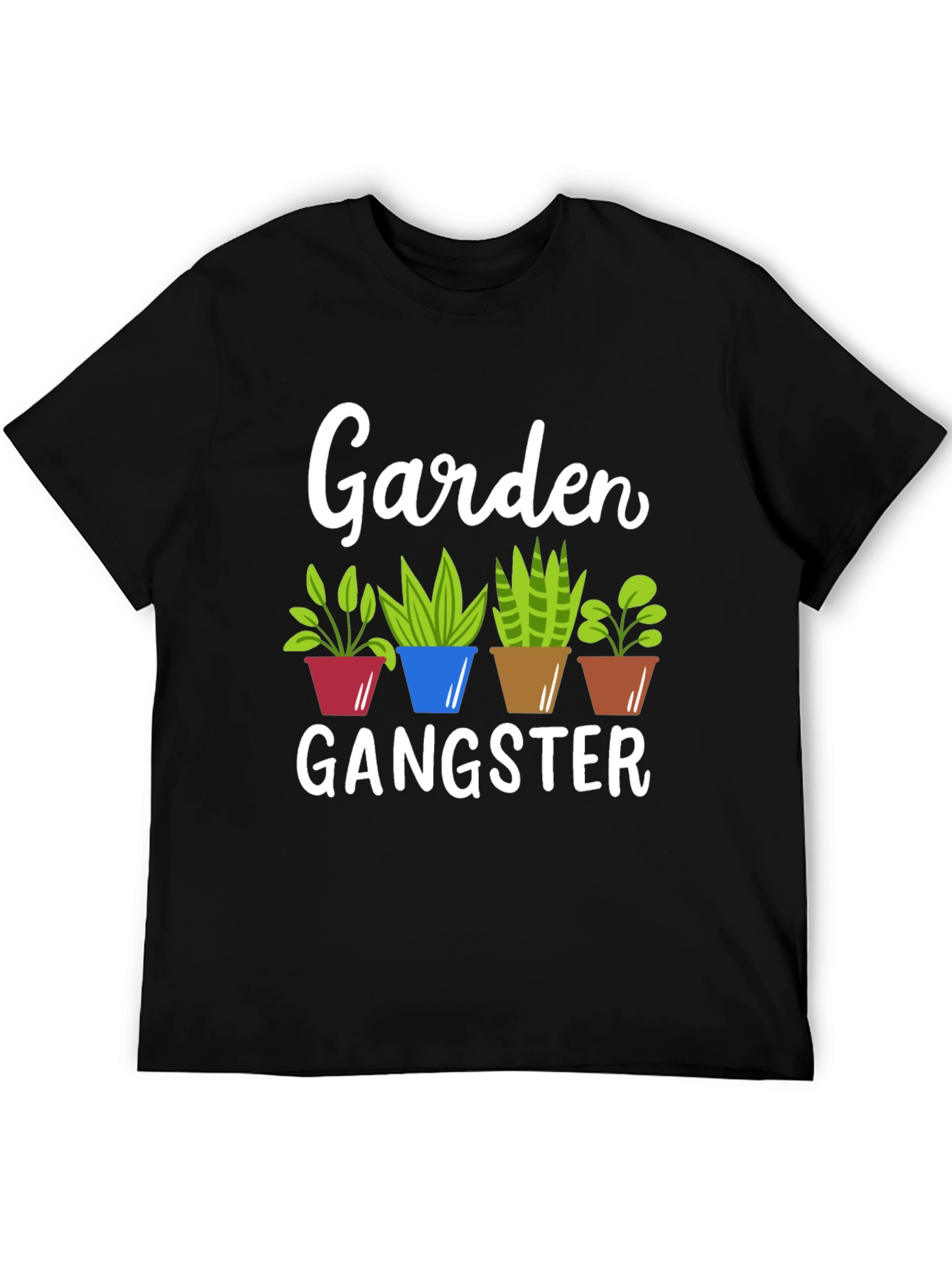 Garden Gangster T-Shirt Funny Gardener Tee