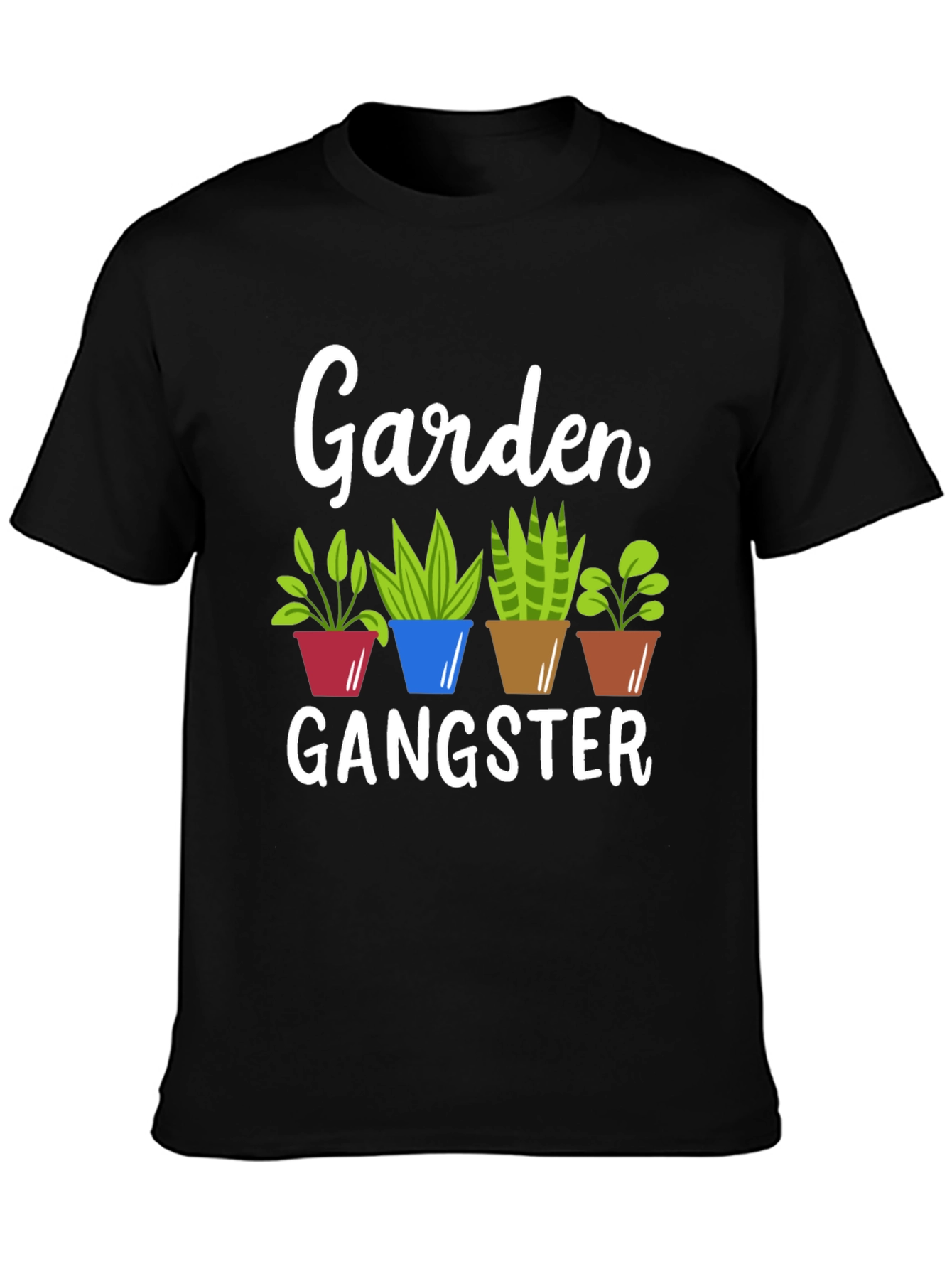 Garden Gangster T-Shirt Funny Gardener Tee