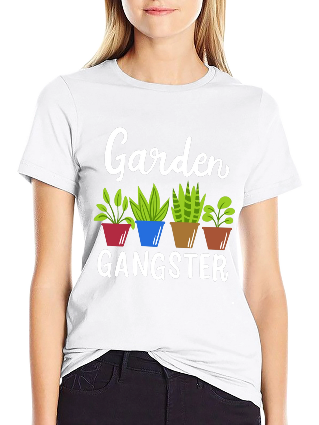 Garden Gangster T-Shirt Funny Gardener Tee